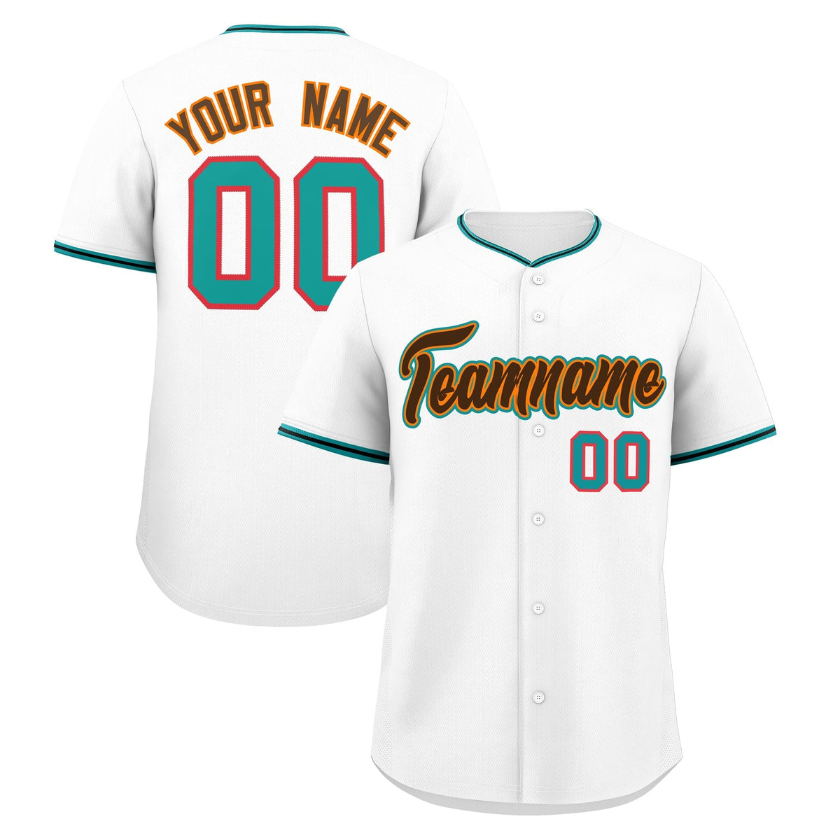 Custom White Black Teal Classic Style Stitched Sports Uniform For Men Women Youth Personalized Quick Dry Baseball Jersey| KXKSHOP