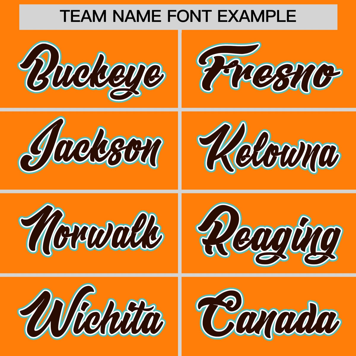 Custom Orange Brown White Classic Style Stitched Sports Uniform For Men Women Youth Personalized Quick Dry Baseball Jersey| KXKSHOP