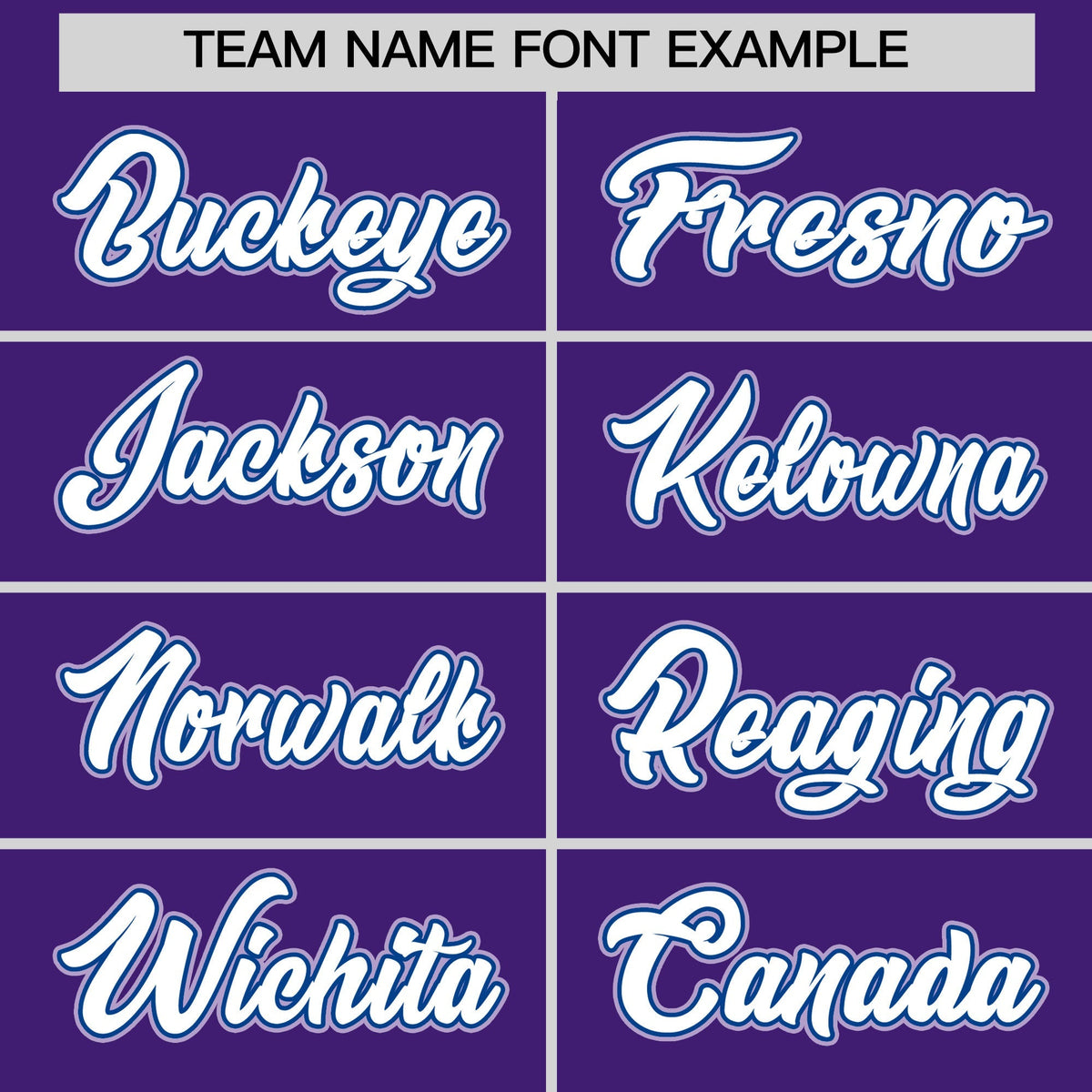 Custom Purple White Royal Classic Style Stitched Sports Uniform For Men Women Youth Personalized Quick Dry Baseball Jersey| KXKSHOP