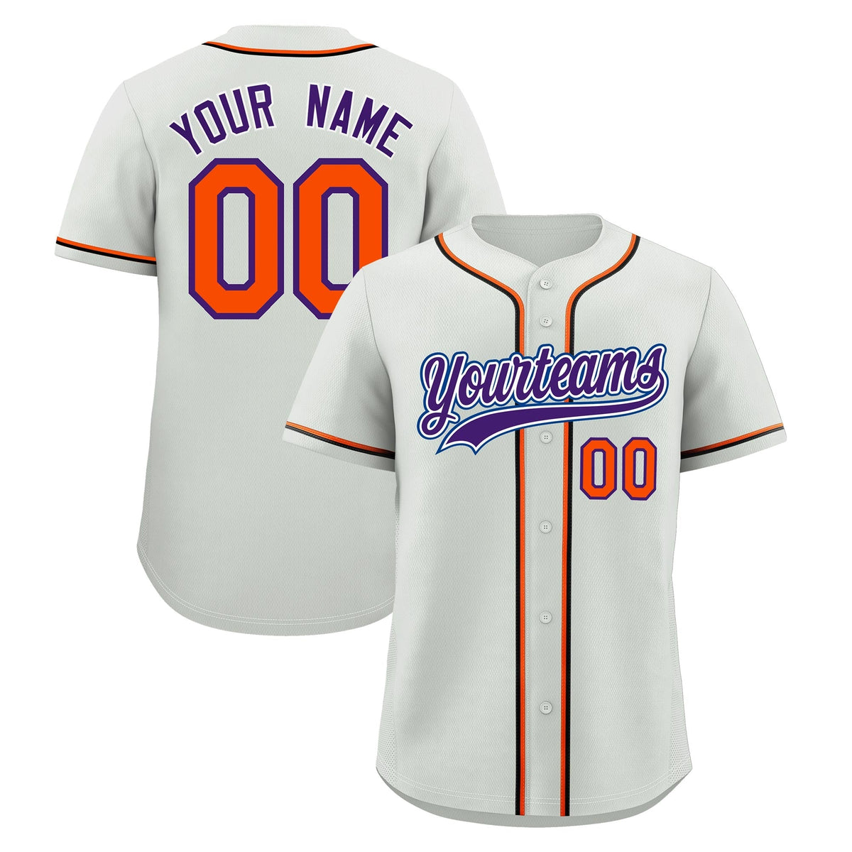 Custom Light Gray Classic Style Stitched Sports Uniform Personalized For Teams Quick Dry Baseball Jersey| KXKSHOP