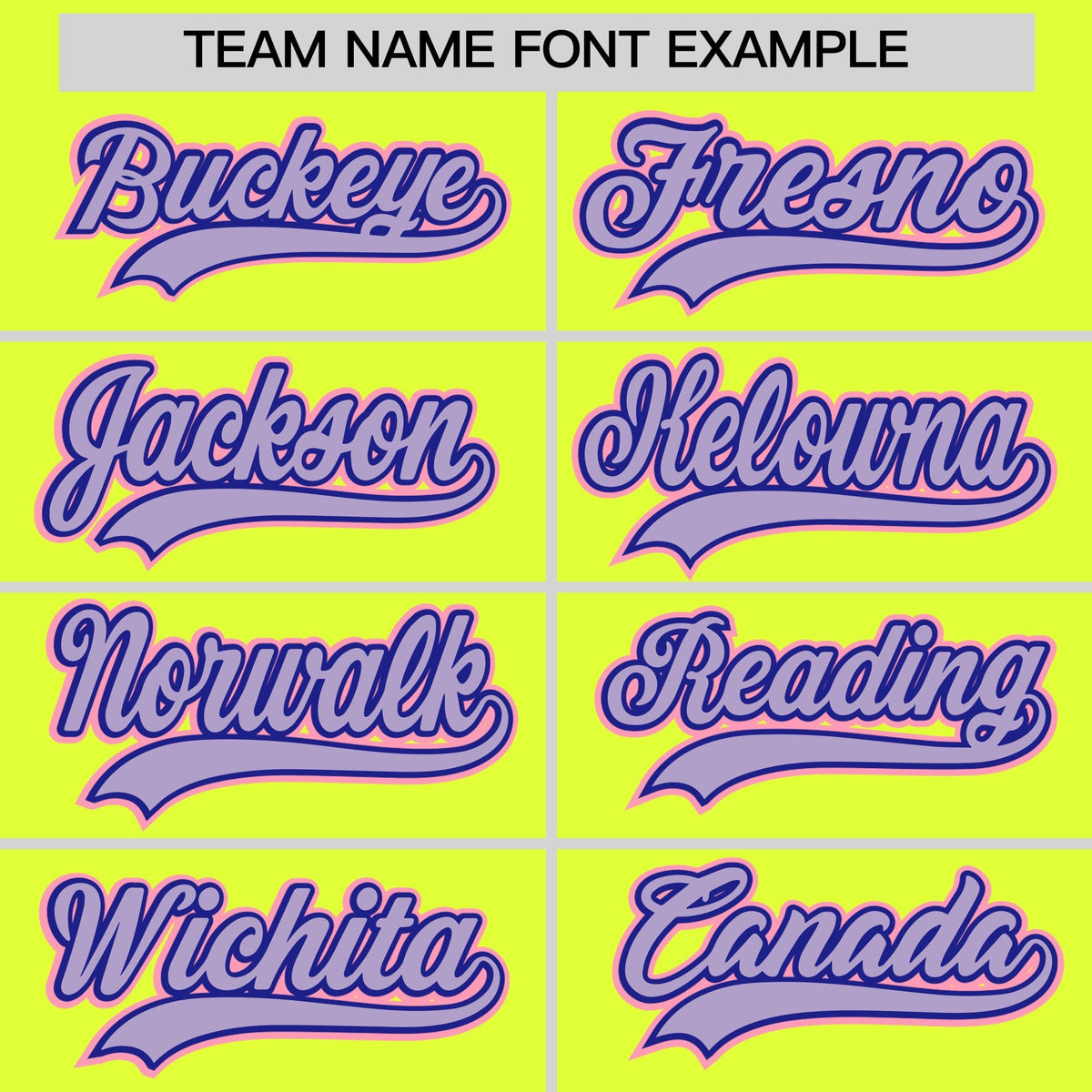 Custom Fluorescent Green Classic Style Stitched Sports Uniform Personalized For Teams Lightweight Baseball Jersey| KXKSHOP