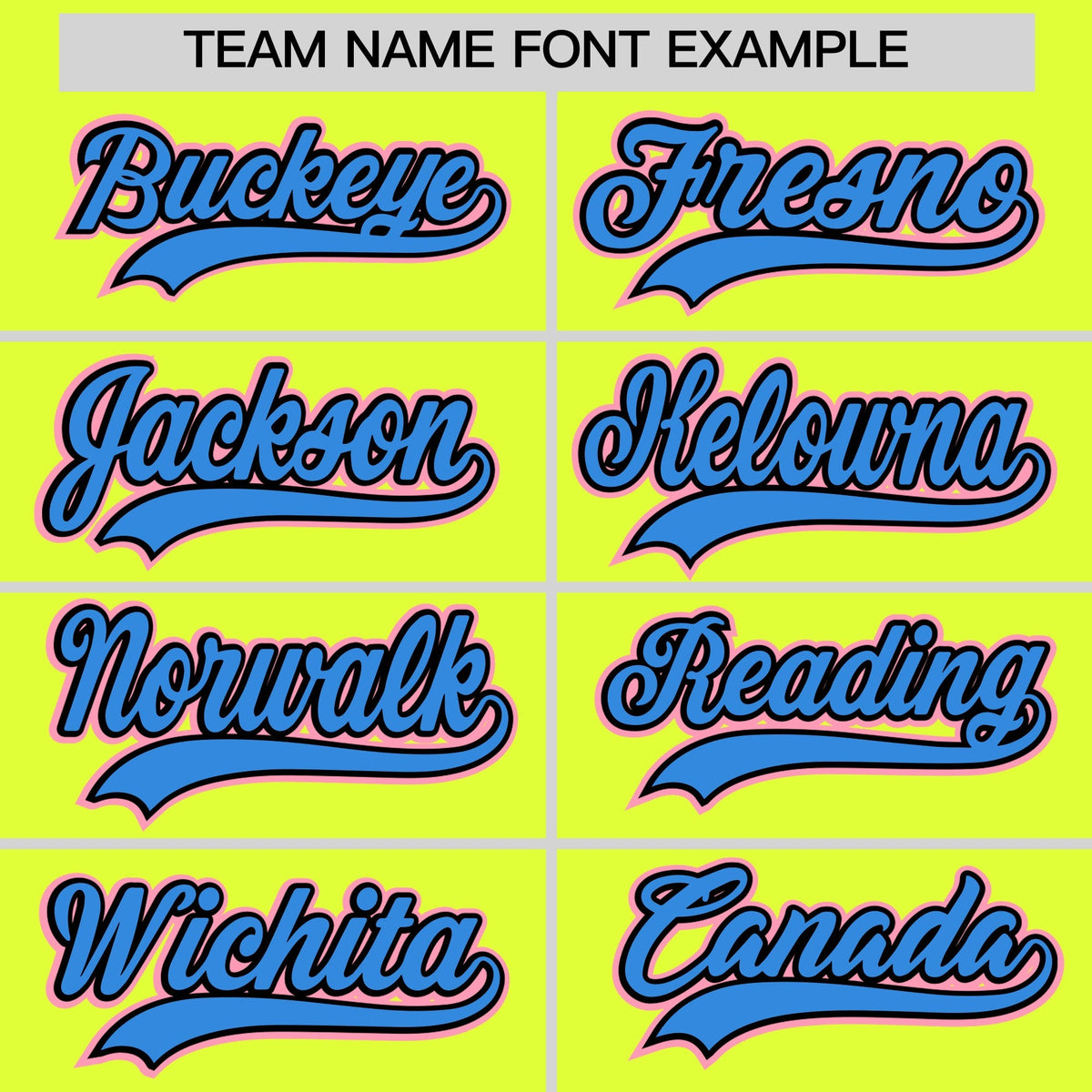 Custom Fluorescent Green Classic Style Stitched Sports Uniform Personalized For Teams Quick Dry Baseball Jersey| KXKSHOP