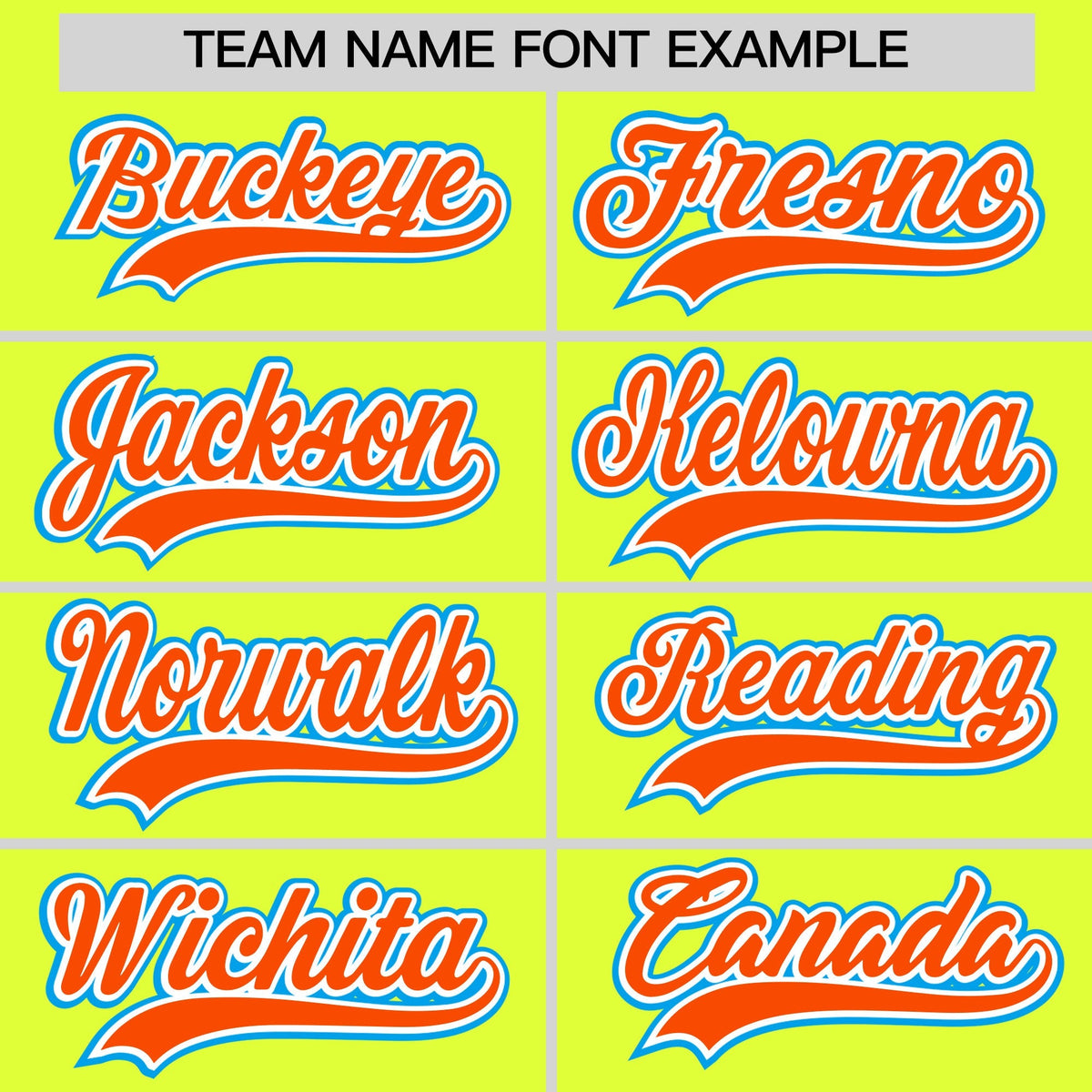Custom Fluorescent Green Classic Style Stitched Sports Uniform Personalized For Teams Lightweight Baseball Jersey| KXKSHOP