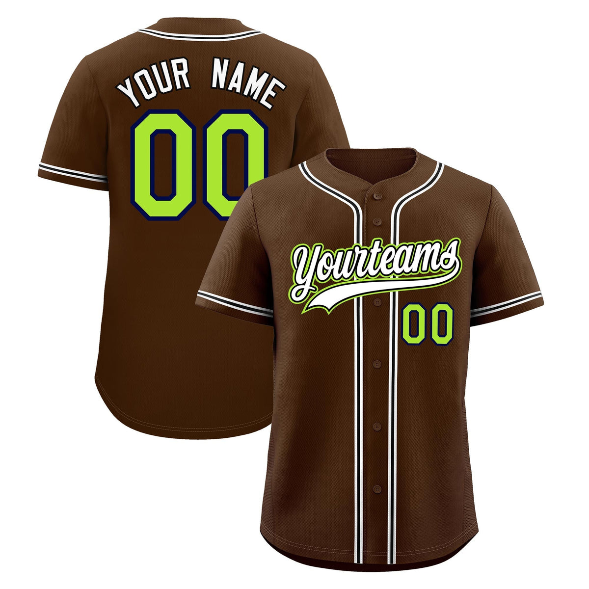 Custom Brown Classic Style Stitched Sports Uniform Personalized For Teams Lightweight Baseball Jersey| KXKSHOP