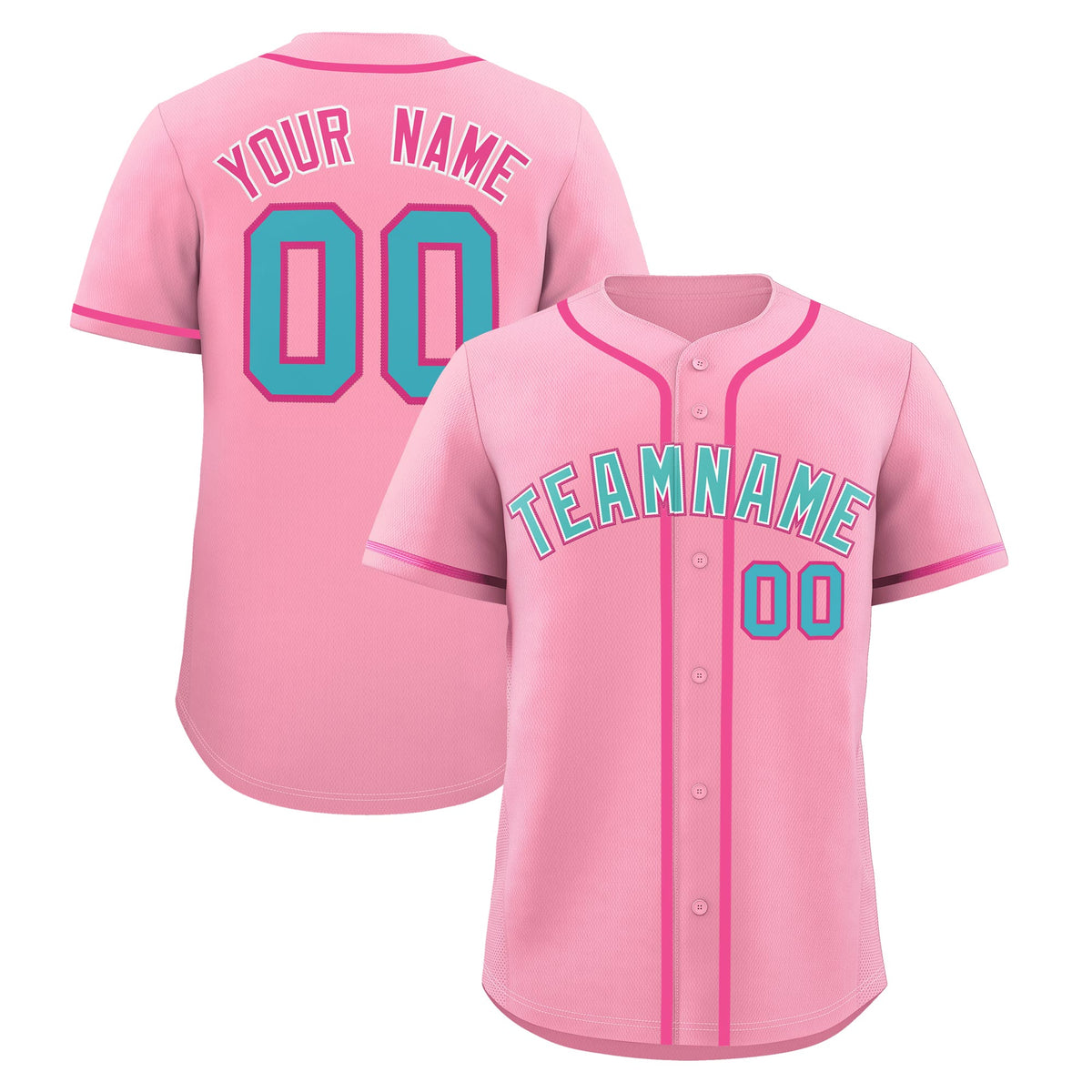 Custom Light Pink Classic Style Stitched Sports Uniform Personalized For Teams Lightweight Baseball Jersey| KXKSHOP