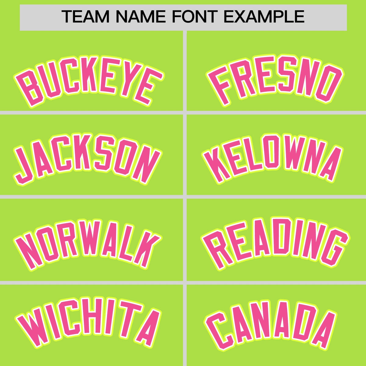 Custom Neon Green Classic Style Stitched Sports Uniform Personalized For Teams Quick Dry Baseball Jersey| KXKSHOP