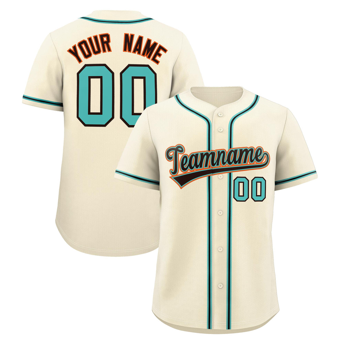 Custom Cream Classic Style Stitched Sports Uniform Personalized For Teams Quick Dry Baseball Jersey| KXKSHOP