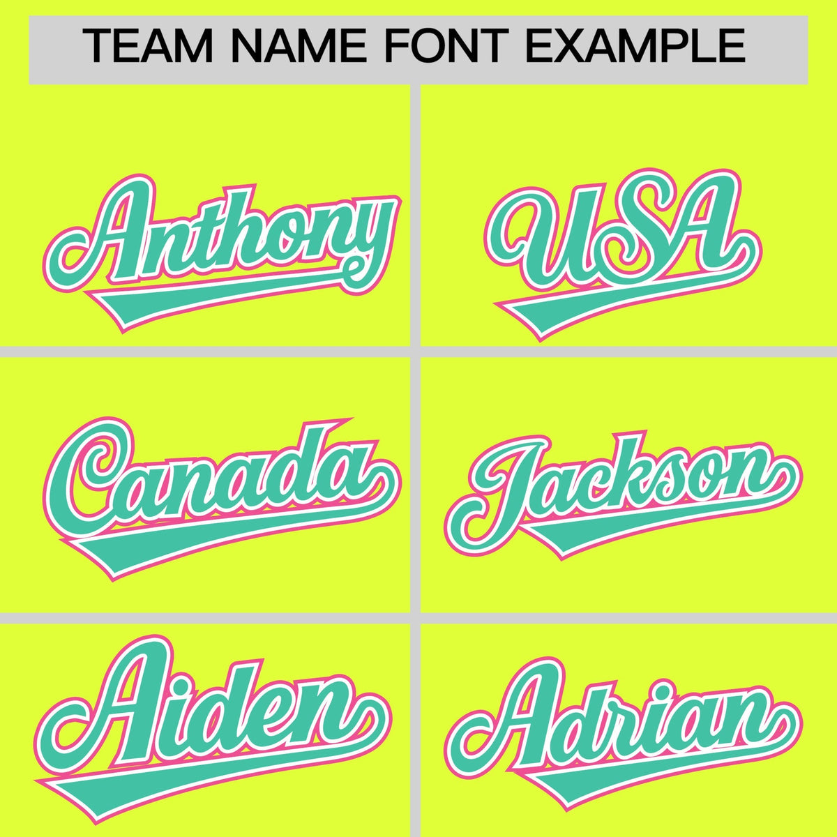 Custom Fluorescent Green Classic Style Stitched Sports Uniform Personalized For Teams Quick Dry Baseball Jersey| KXKSHOP
