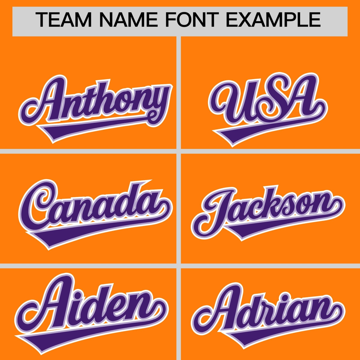 Custom Orange Classic Style Stitched Sports Uniform Personalized For Teams Quick Dry Baseball Jersey| KXKSHOP