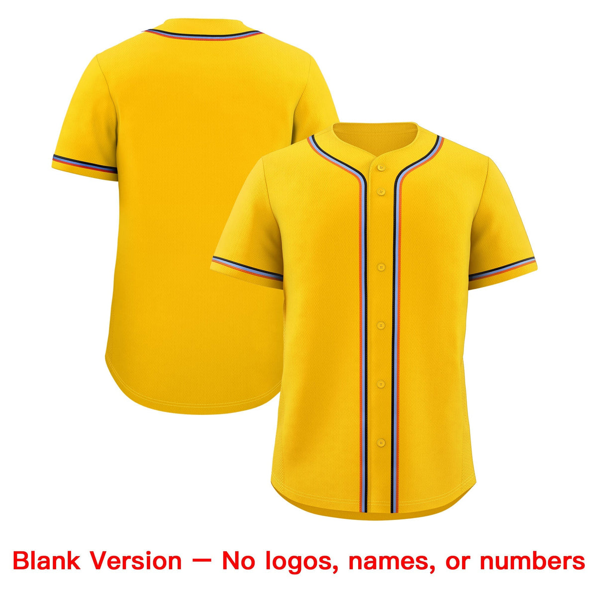 Custom Yellow Classic Style Stitched Sports Uniform Personalized For Teams Quick Dry Baseball Jersey| KXKSHOP