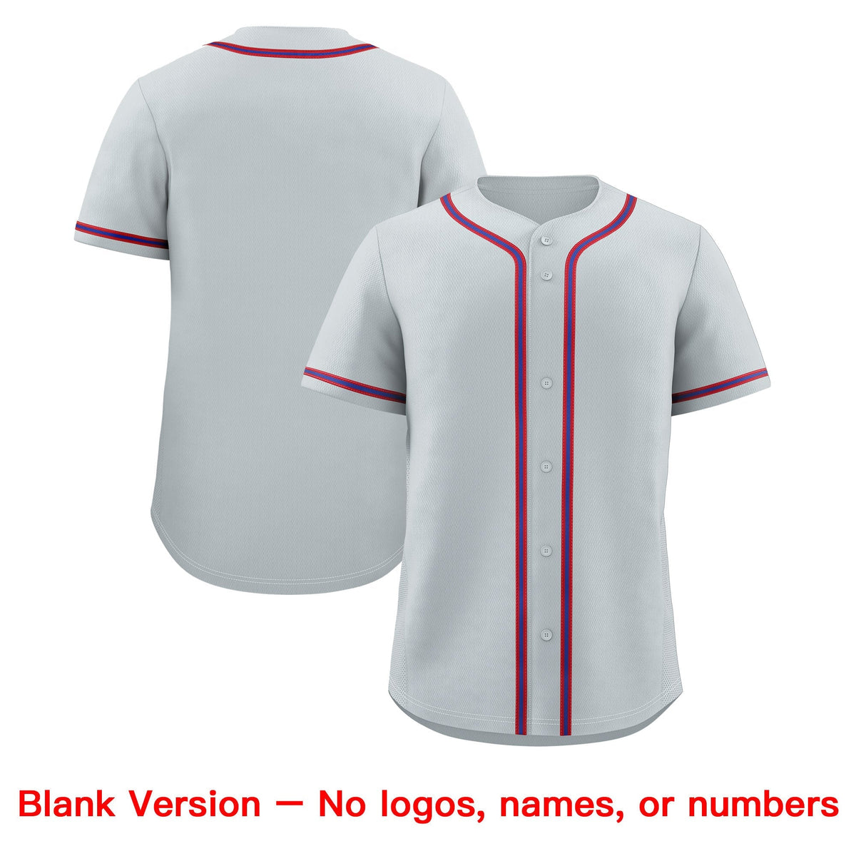 Custom Silver Classic Style Stitched Sports Uniform Personalized For Teams Quick Dry Baseball Jersey| KXKSHOP