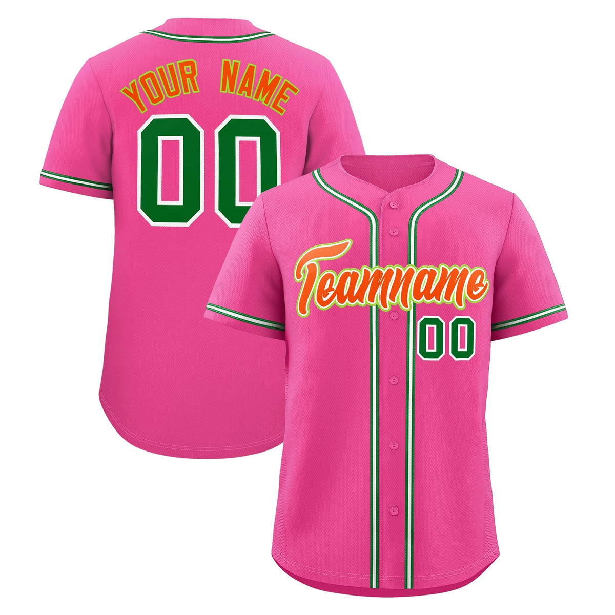 Custom Pink Classic Style Stitched Sports Uniform Personalized For Teams Lightweight Baseball Jersey| KXKSHOP