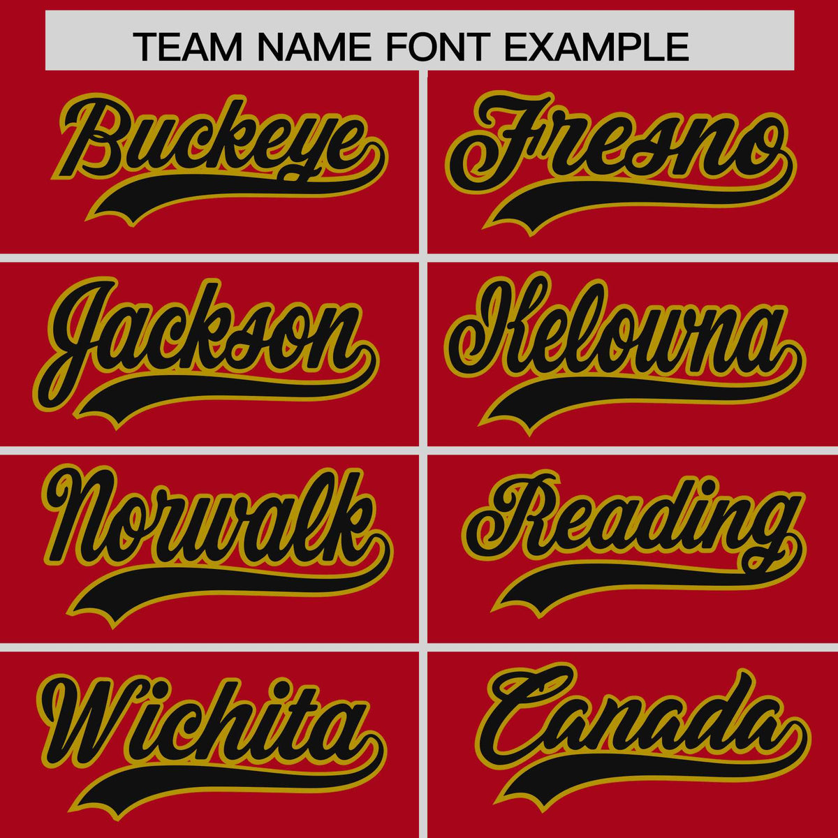 Custom Red Old Gold Baroque Style Personalized Baseball Jersey| KXKSHOP