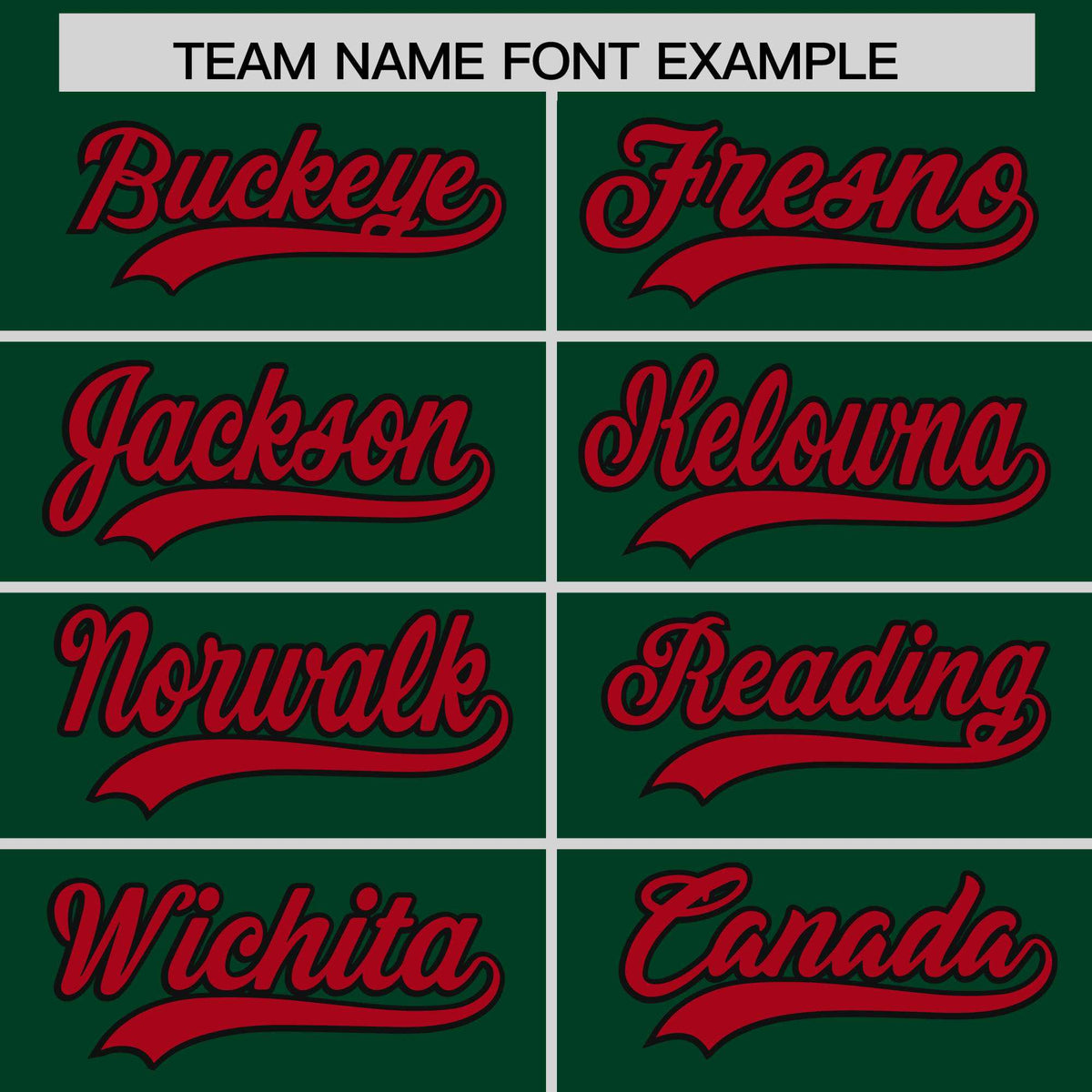 Custom Green Red Baroque Style Personalized Baseball Jersey| KXKSHOP