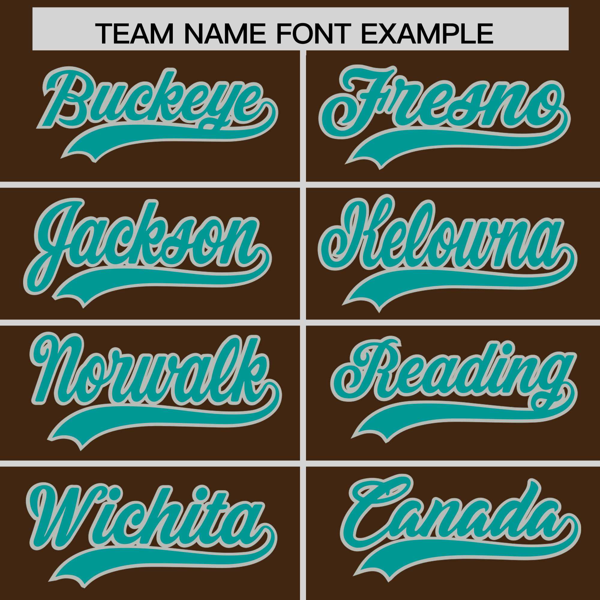 Custom Brown Teal Baroque Style Personalized Baseball Jersey| KXKSHOP