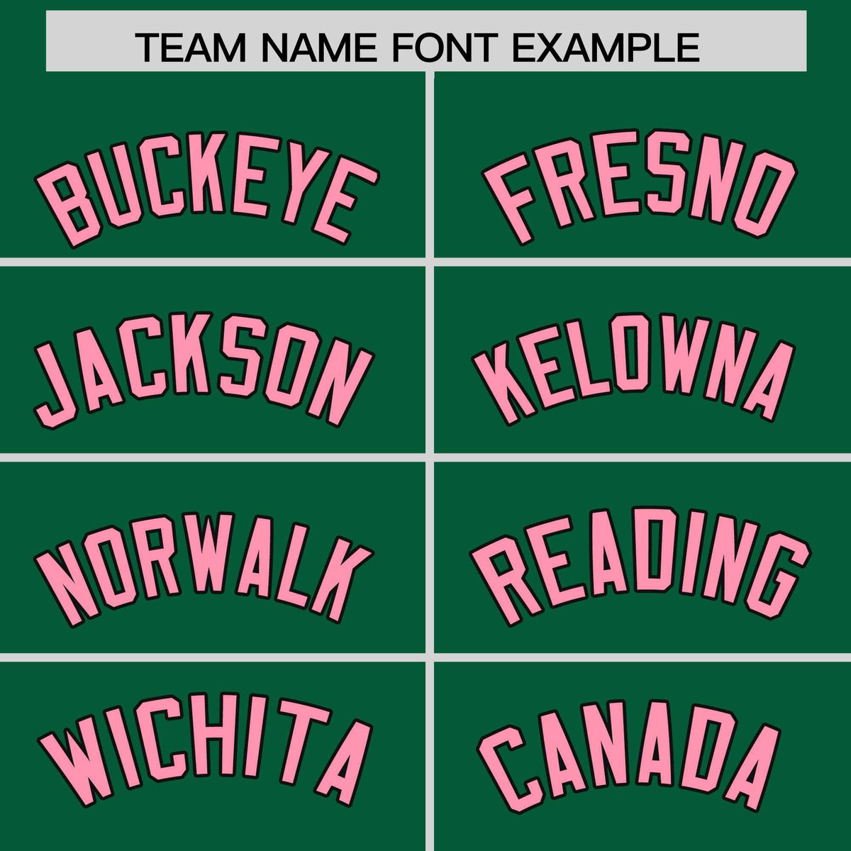 Custom Kelly Green Light Pink Baroque Style Personalized Baseball Jersey| KXKSHOP