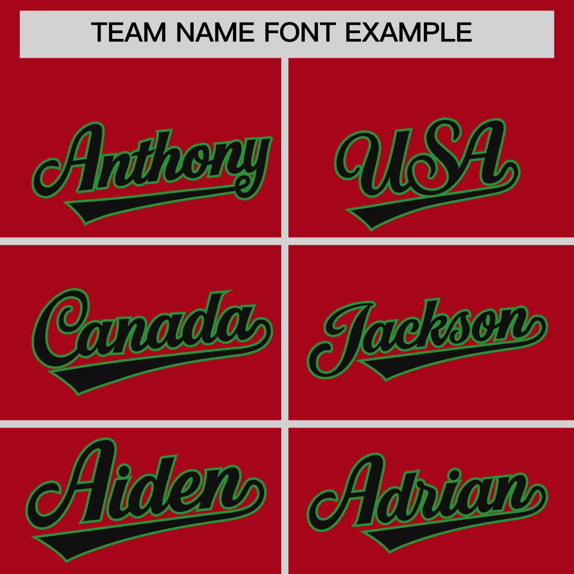 Custom Red Kelly Green Baroque Style Personalized Baseball Jersey| KXKSHOP