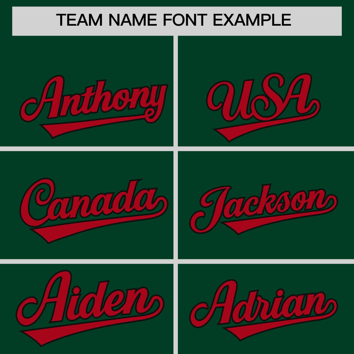 Custom Green Red Baroque Style Personalized Baseball Jersey| KXKSHOP