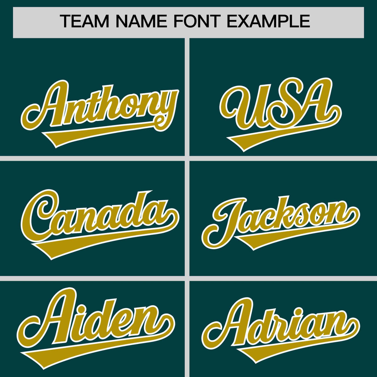Custom Midnight Green Old Gold Baroque Style Personalized Baseball Jersey| KXKSHOP