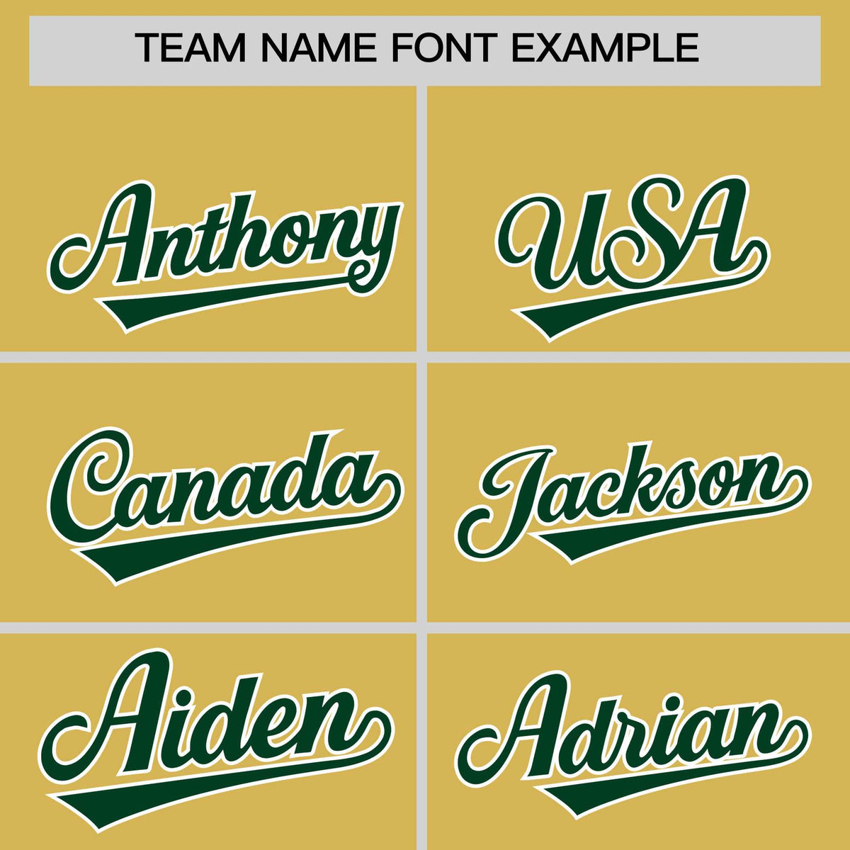 Custom Old Gold Green Baroque Style Personalized Baseball Jersey| KXKSHOP