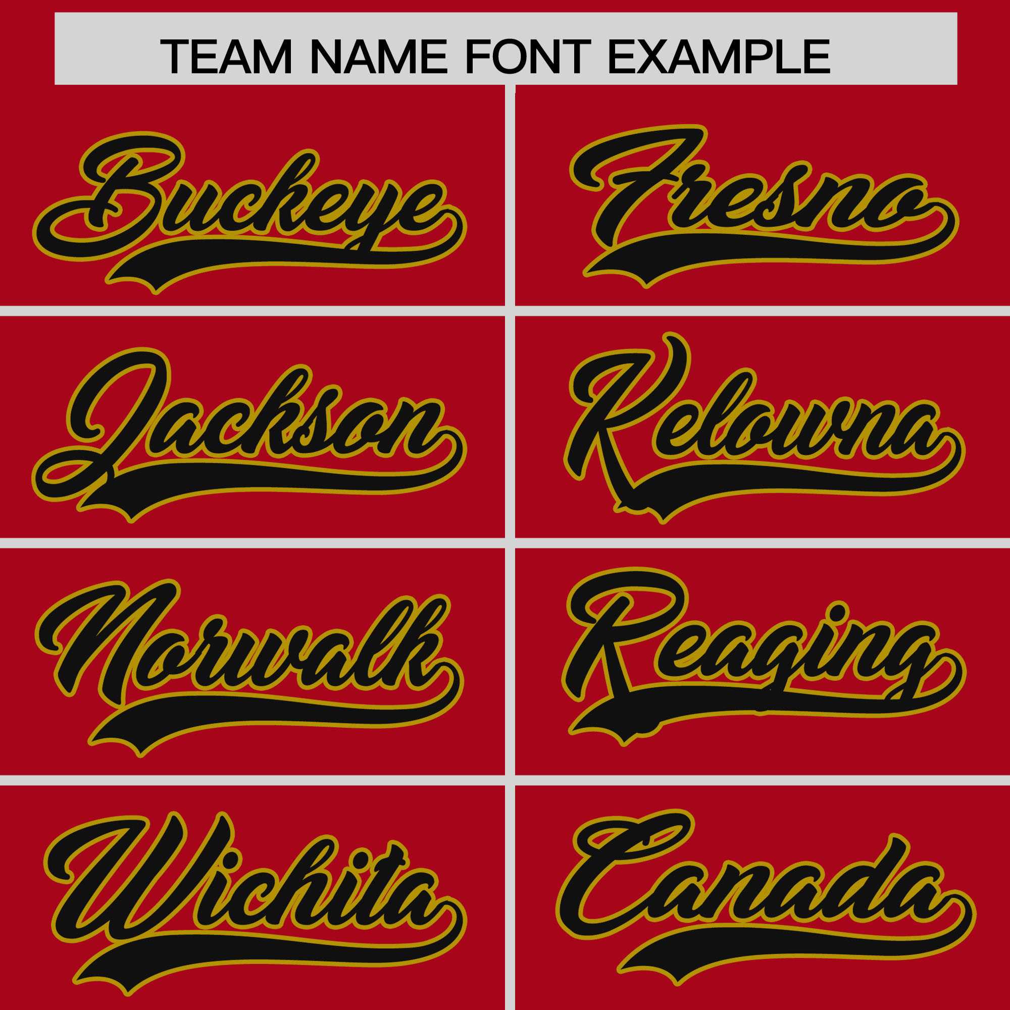 Custom Red Old Gold Baroque Style Personalized Baseball Jersey| KXKSHOP