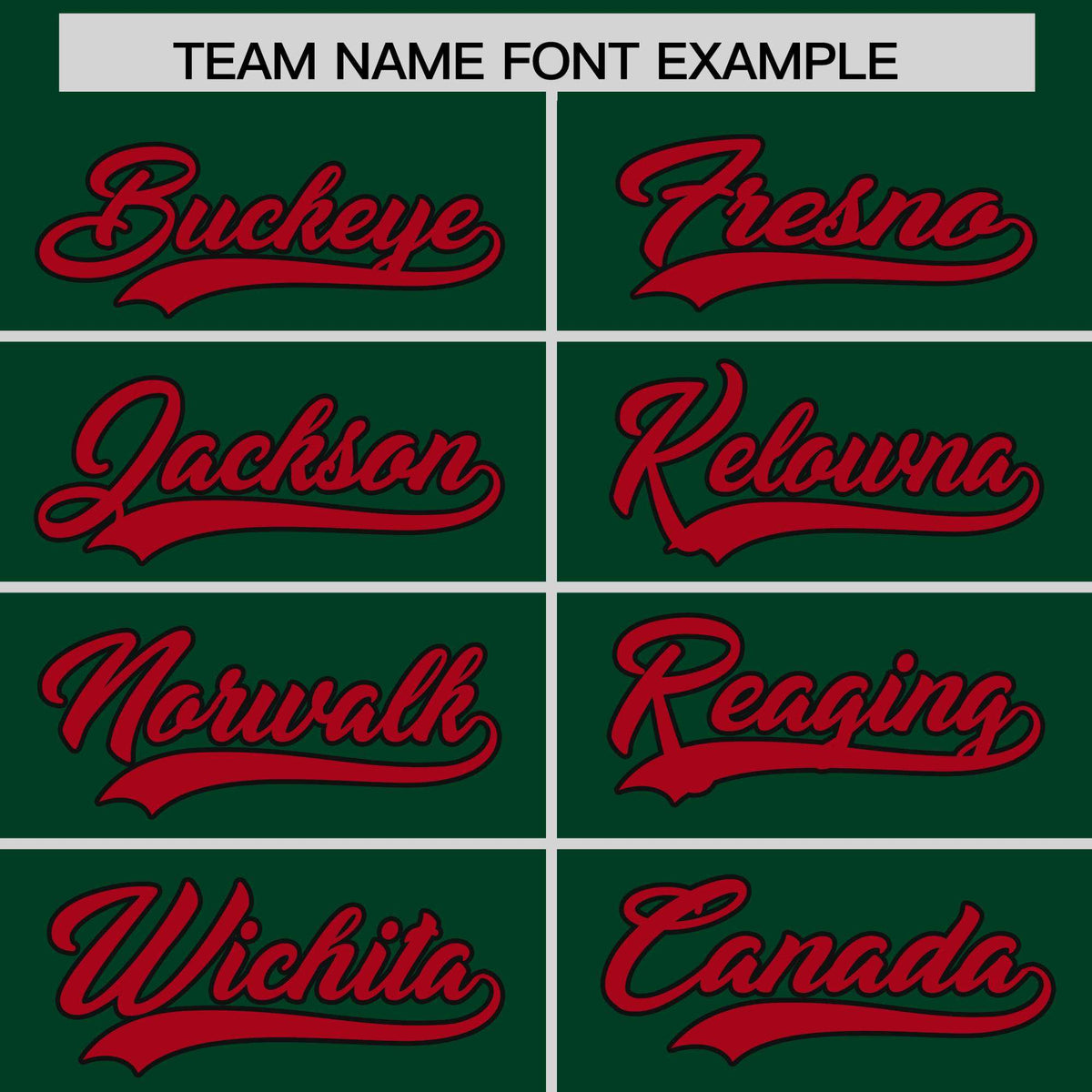 Custom Green Red Baroque Style Personalized Baseball Jersey| KXKSHOP