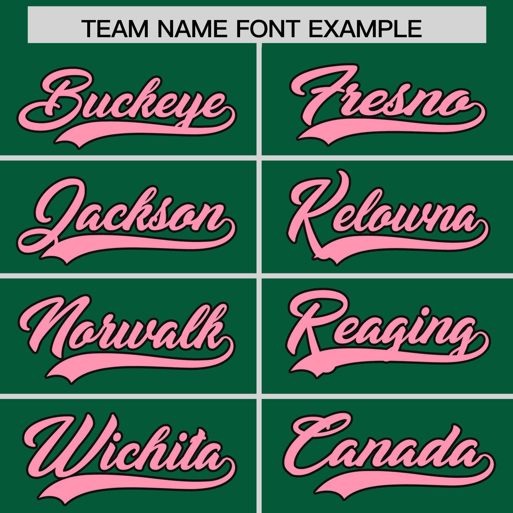 Custom Kelly Green Light Pink Baroque Style Personalized Baseball Jersey| KXKSHOP