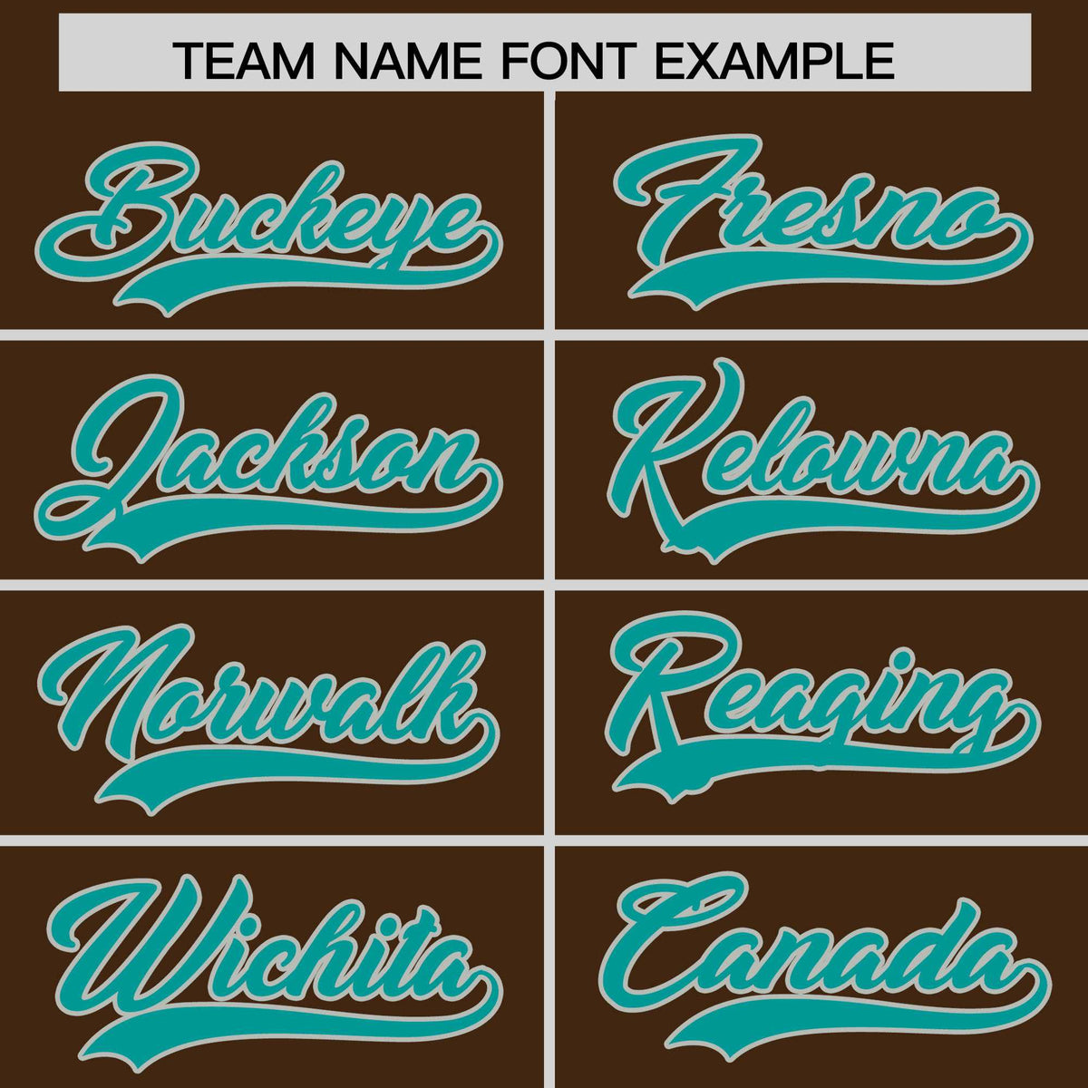 Custom Brown Teal Baroque Style Personalized Baseball Jersey| KXKSHOP
