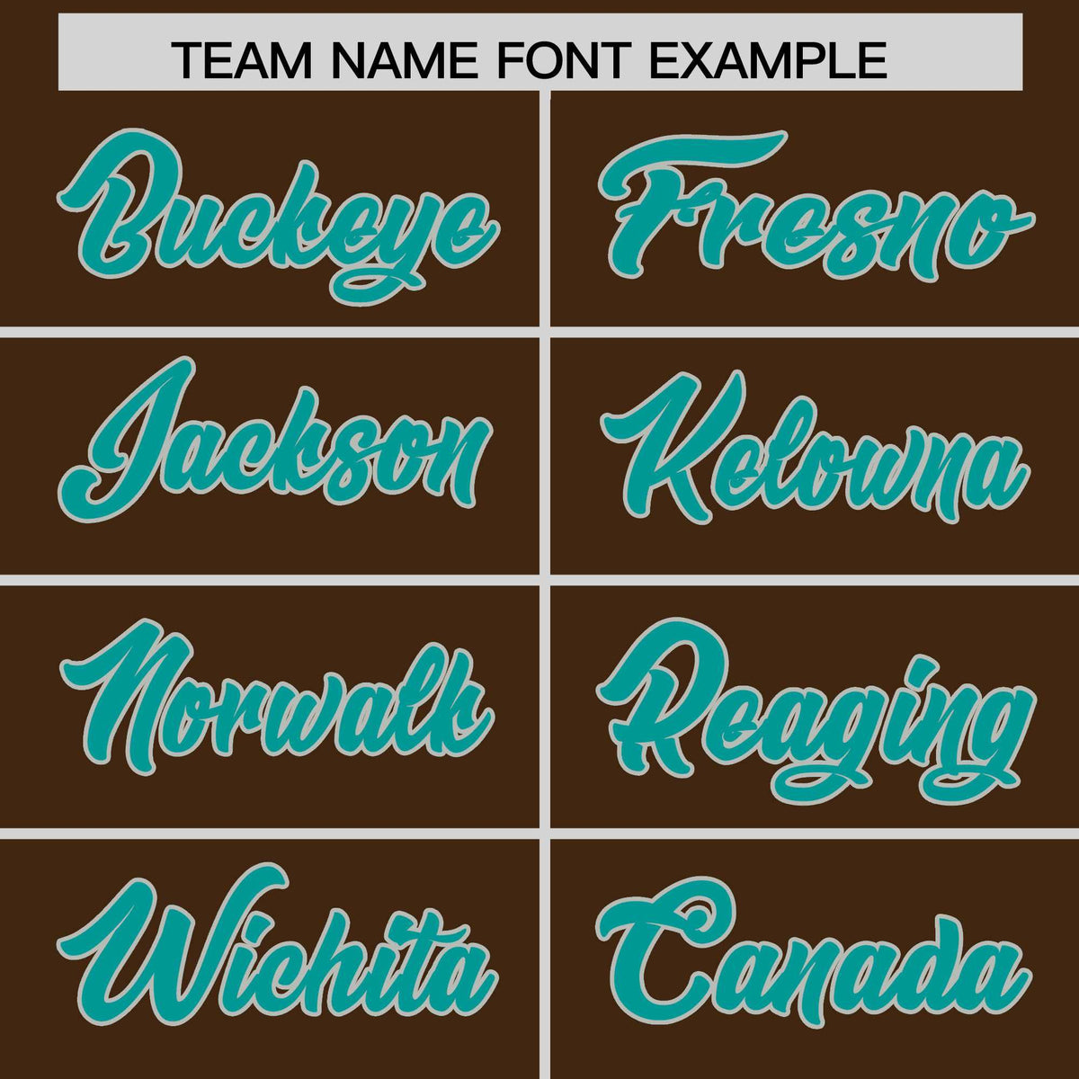 Custom Brown Teal Baroque Style Personalized Baseball Jersey| KXKSHOP