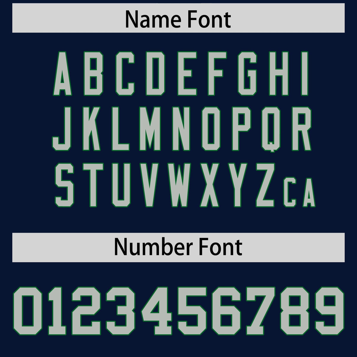 Custom Navy Kelly Green Baroque Style Personalized Baseball Jersey| KXKSHOP