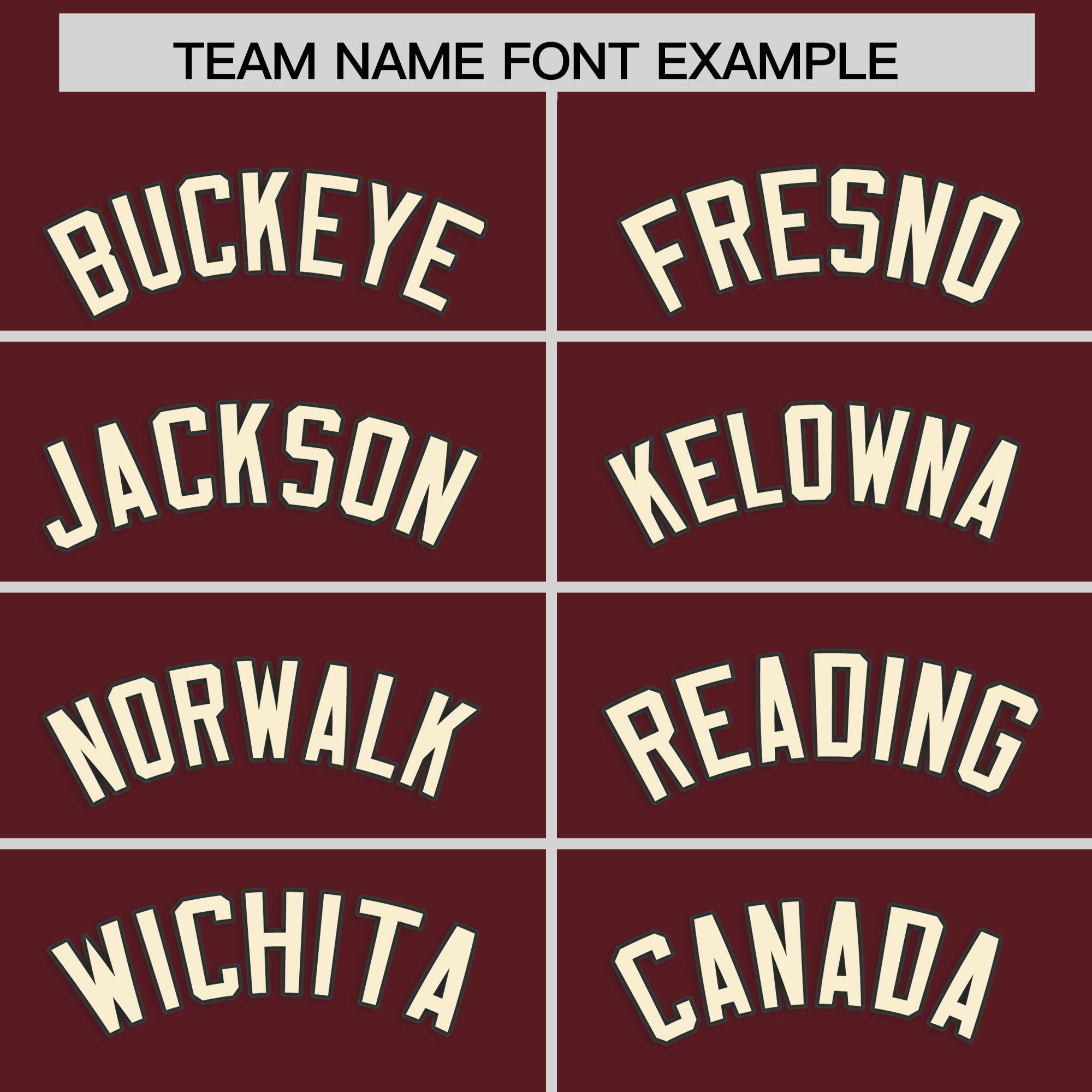Custom Burgundy Classic Style Authentic Baseball Jersey