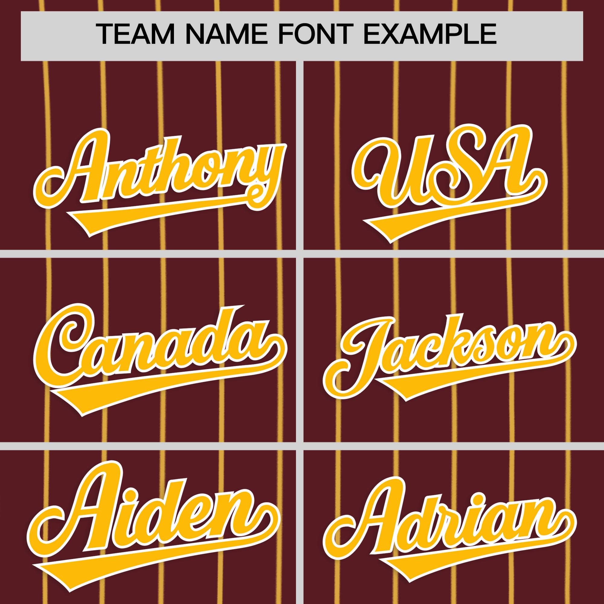 Custom Burgundy Yellow Stripe Fashion Authentic Baseball Jersey