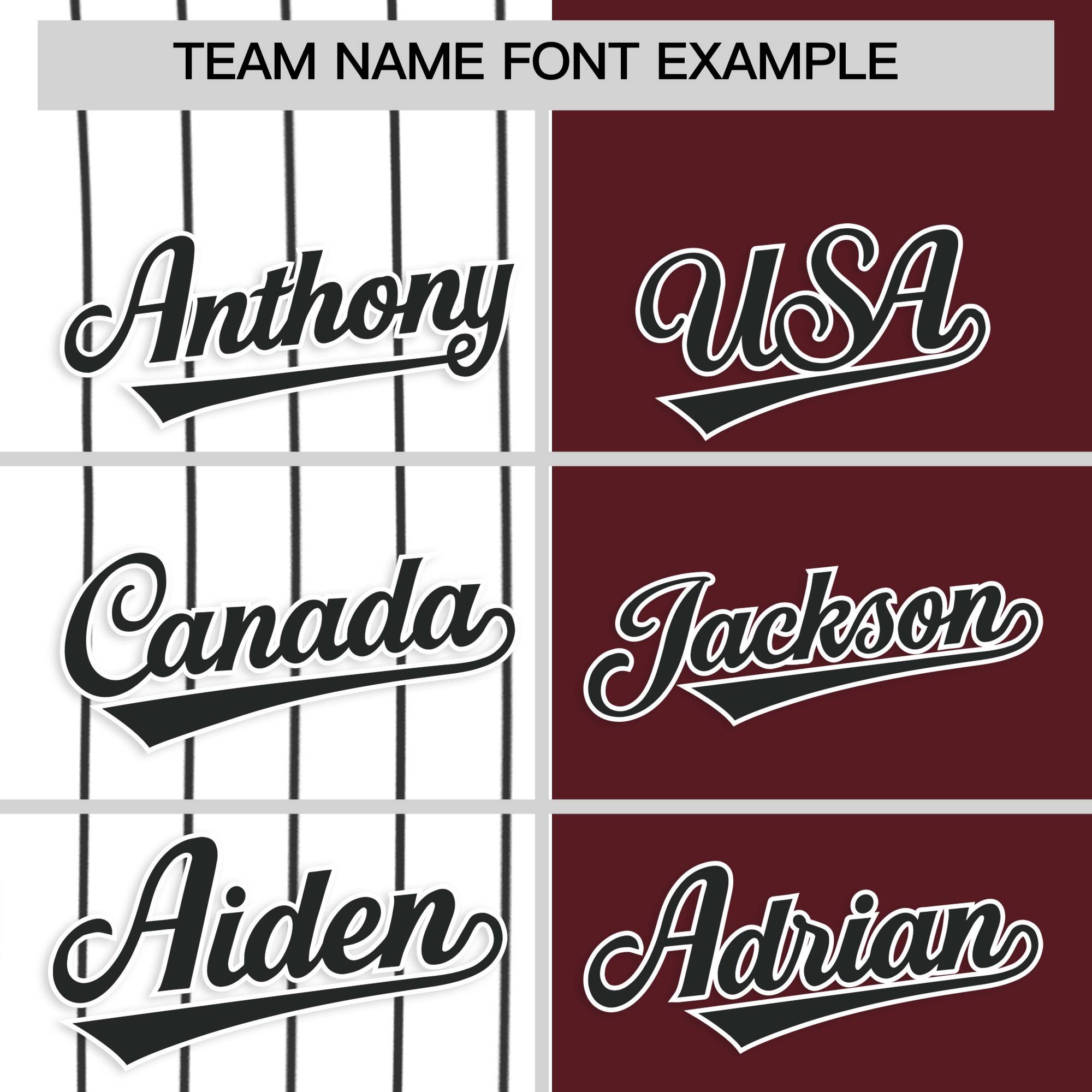 Custom White Burgundy Split Fashion Authentic Baseball Jersey