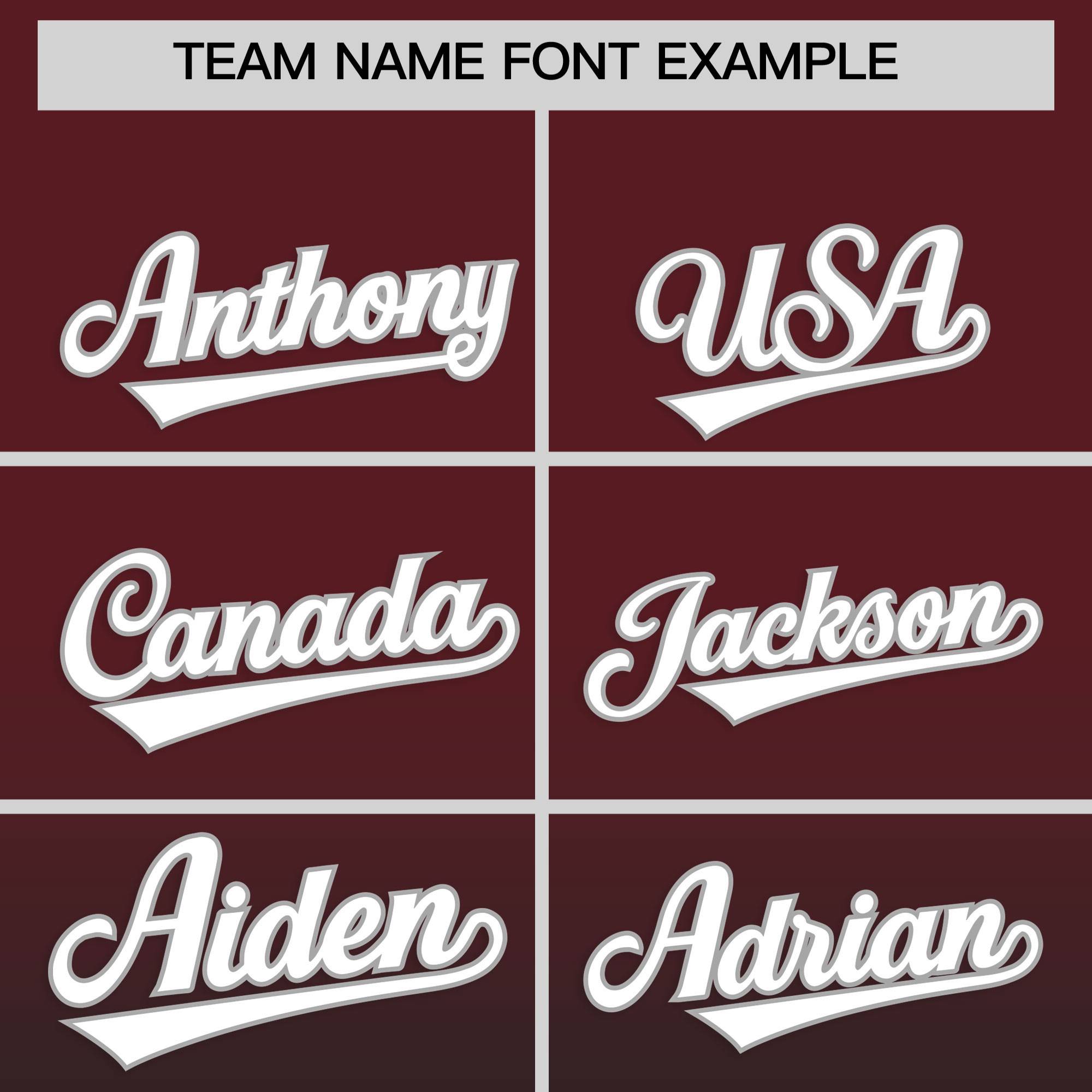 Custom Burgundy Black Gradient Fashion Authentic Baseball Jersey