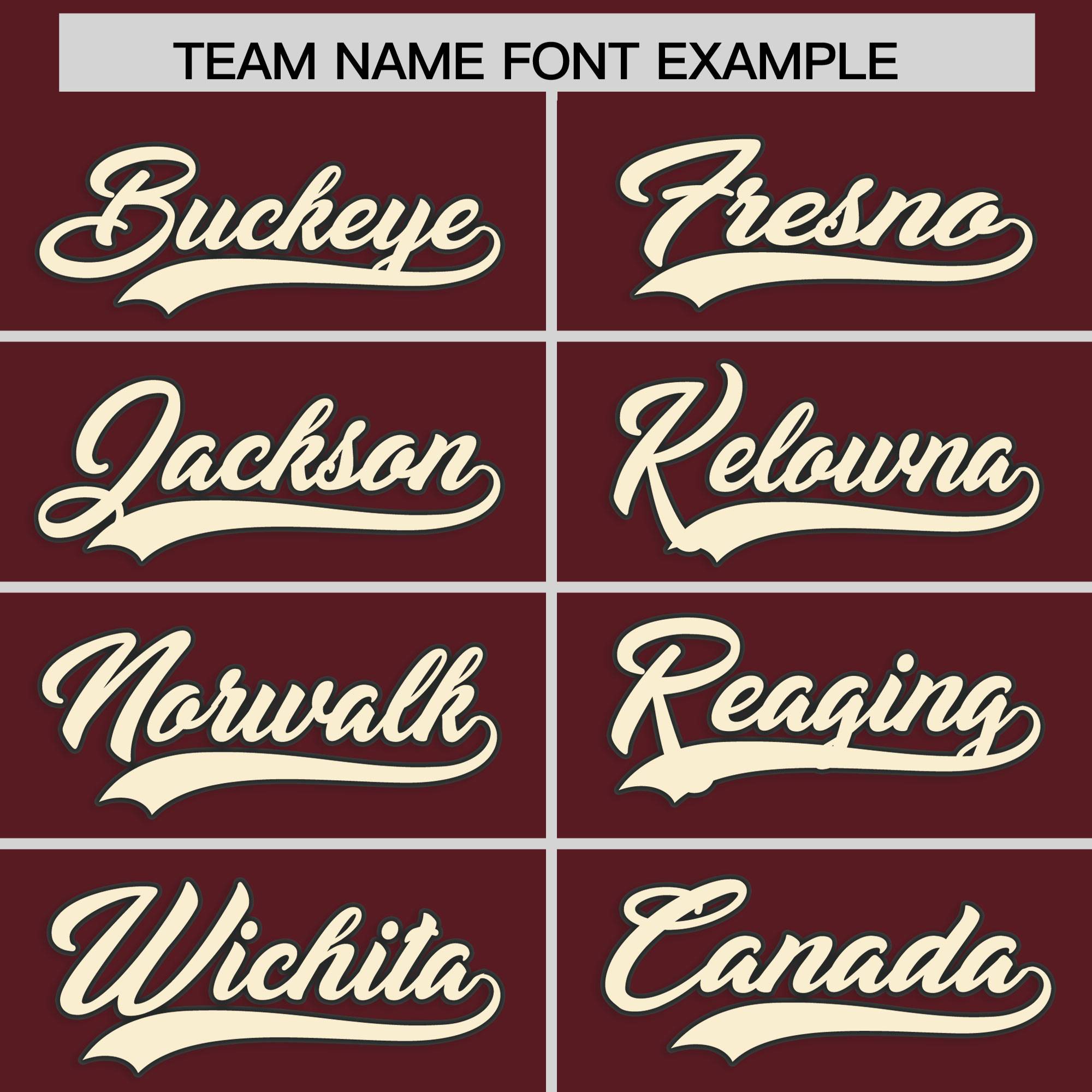 Custom Burgundy Classic Style Authentic Baseball Jersey