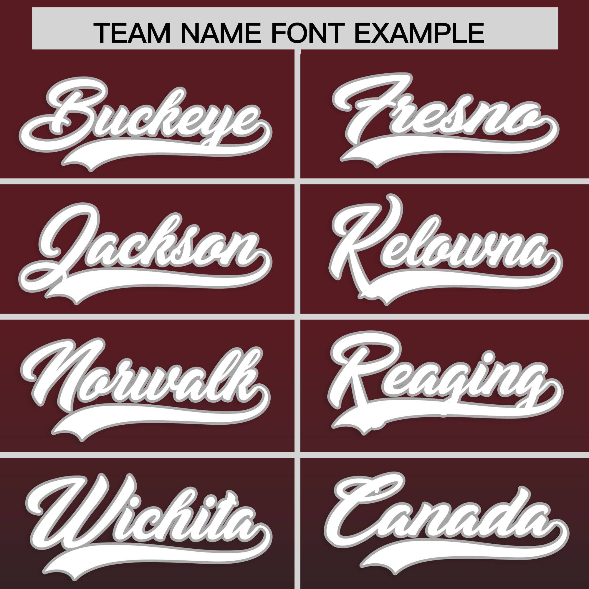 Custom Burgundy Black Gradient Fashion Authentic Baseball Jersey