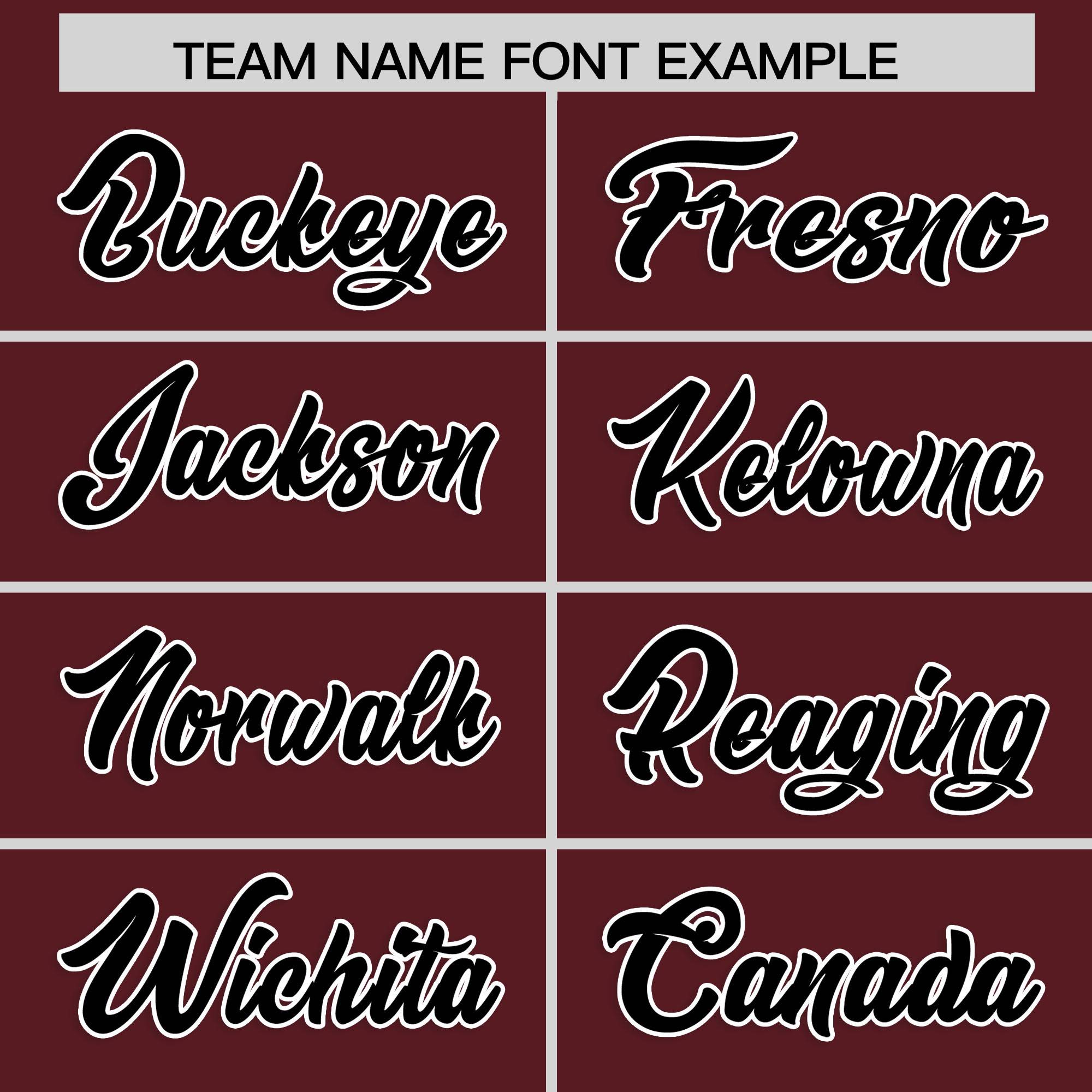 Custom Burgundy Classic Style Authentic Baseball Jersey