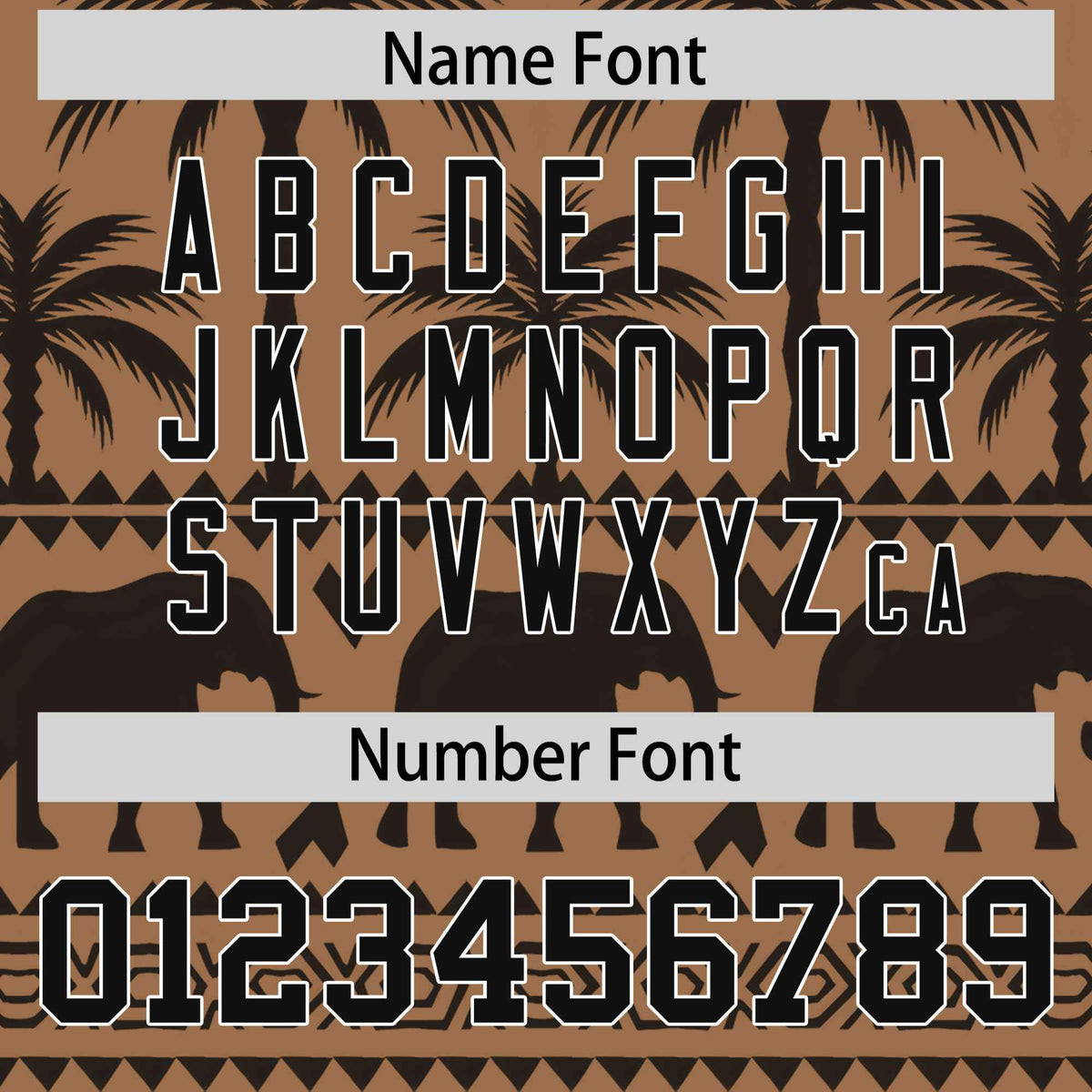 Custom Light Brown Black Graffiti Pattern Personalized Bossinia Style Authentic Baseball Jersey| KXKSHOP