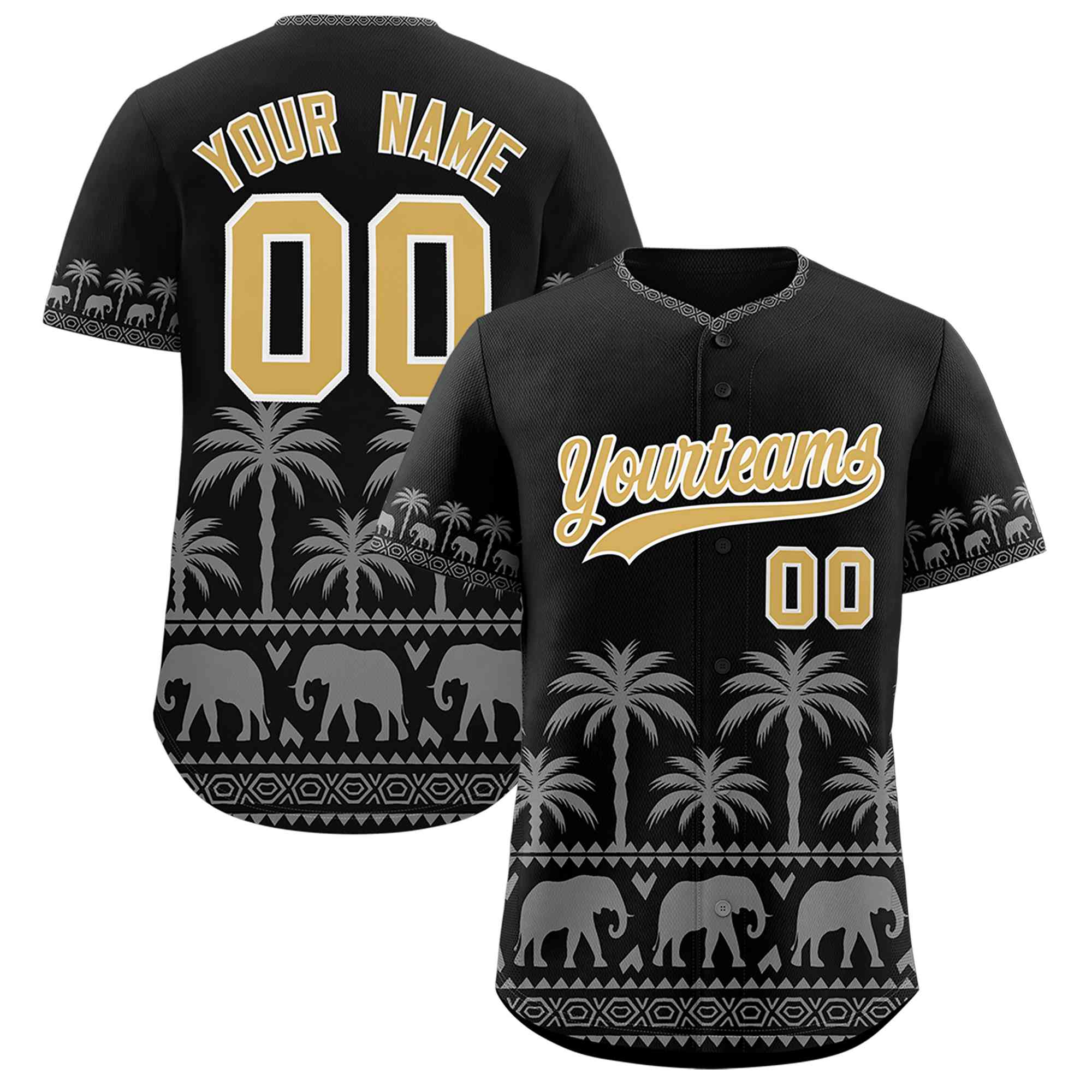 Custom Black Gray Graffiti Pattern Personalized Bossinia Style Authentic Baseball Jersey| KXKSHOP
