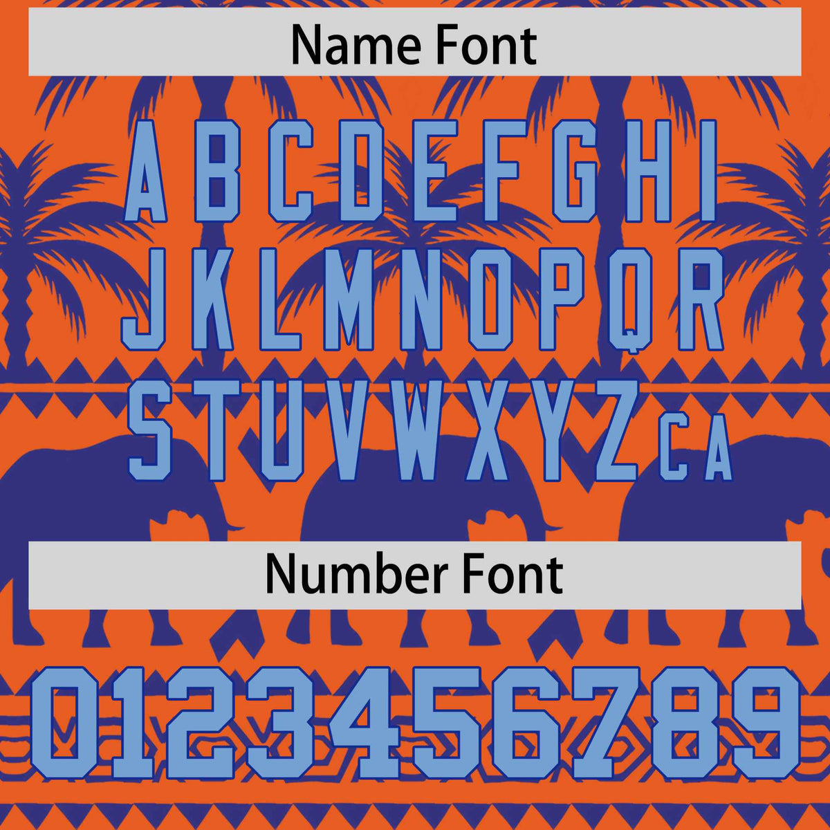 Custom Orange Royal Graffiti Pattern Personalized Bossinia Style Authentic Baseball Jersey| KXKSHOP