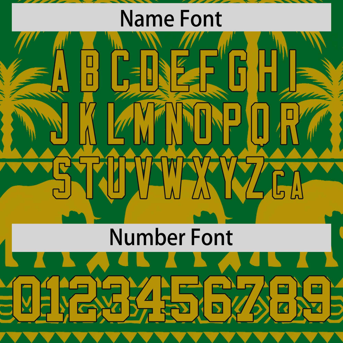 Custom Kelly Green Old Gold Graffiti Pattern Personalized Bossinia Style Authentic Baseball Jersey| KXKSHOP