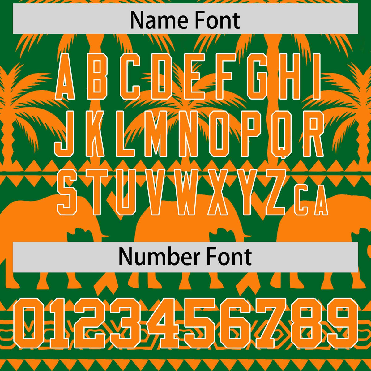 Custom Kelly Green Orange Graffiti Pattern Personalized Bossinia Style Authentic Baseball Jersey| KXKSHOP