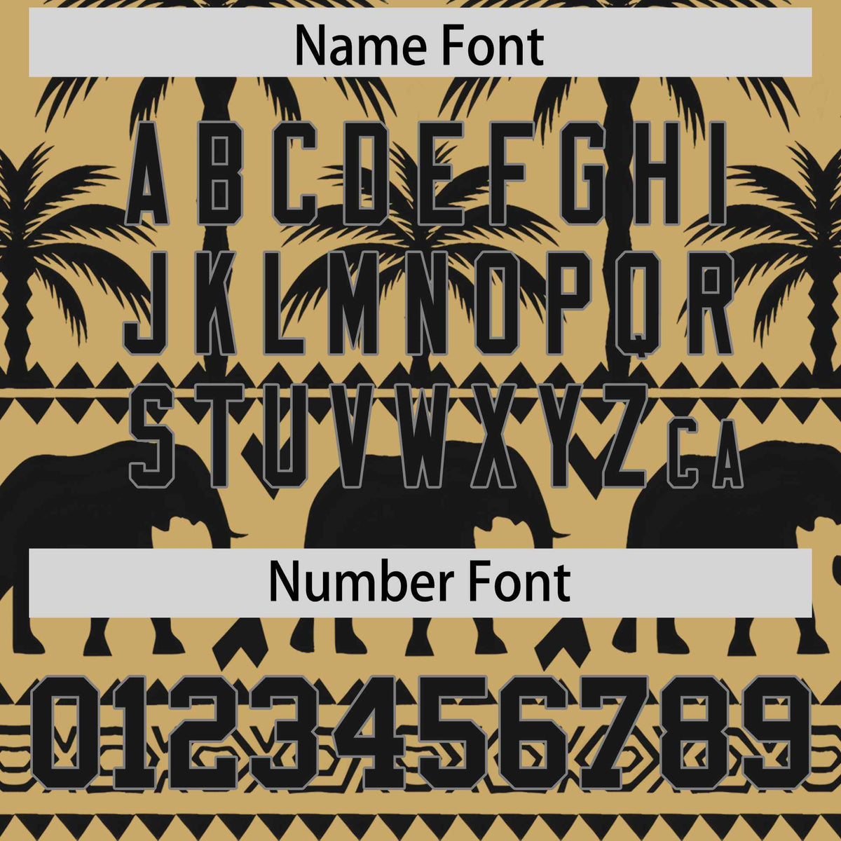 Custom Khaki Black Graffiti Pattern Personalized Bossinia Style Authentic Baseball Jersey| KXKSHOP