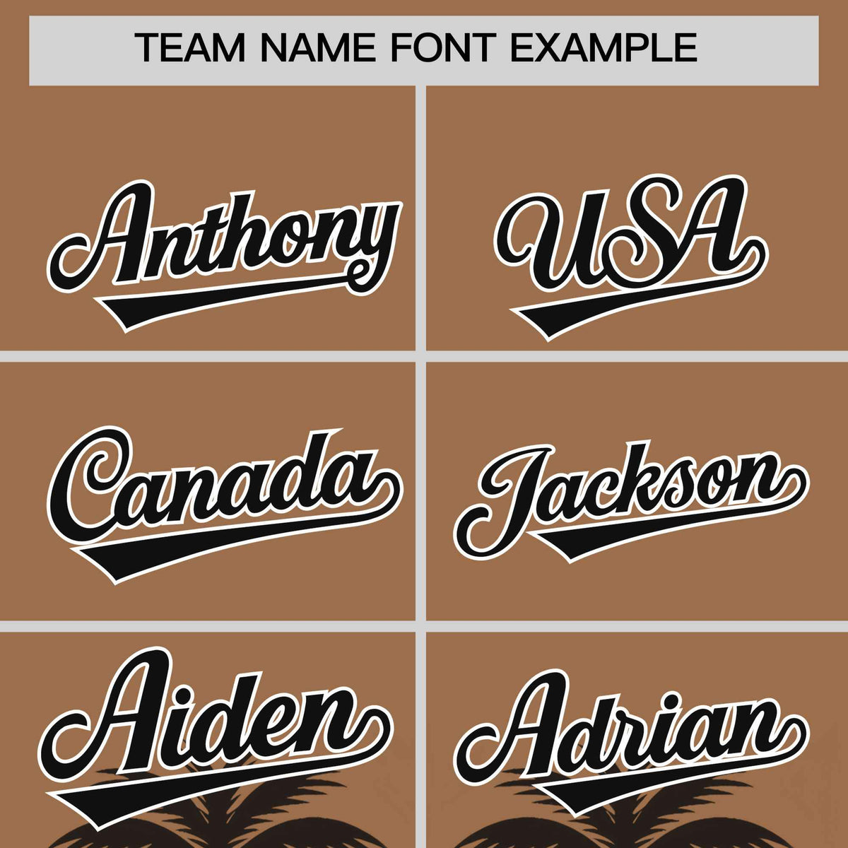 Custom Light Brown Black Graffiti Pattern Personalized Bossinia Style Authentic Baseball Jersey| KXKSHOP