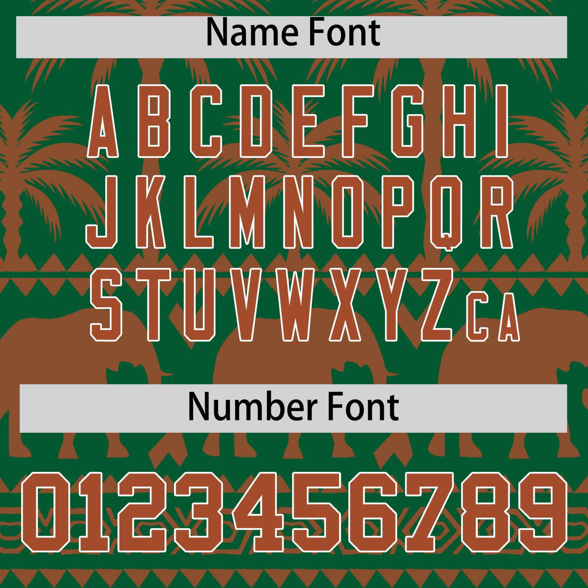 Custom Kelly Green Texas Orange Graffiti Pattern Personalized Bossinia Style Authentic Baseball Jersey| KXKSHOP