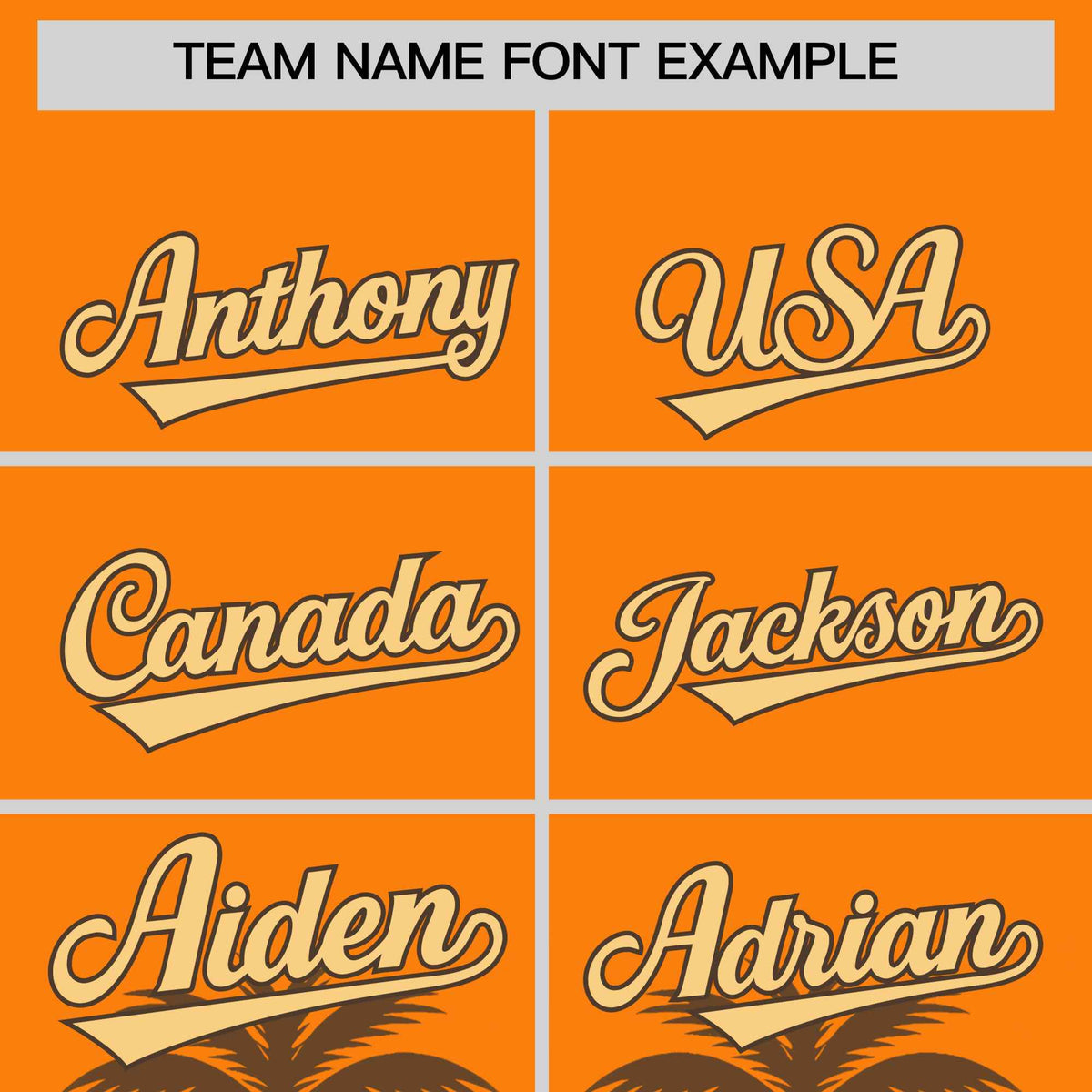 Custom Orange Light Brown Graffiti Pattern Personalized Bossinia Style Authentic Baseball Jersey| KXKSHOP