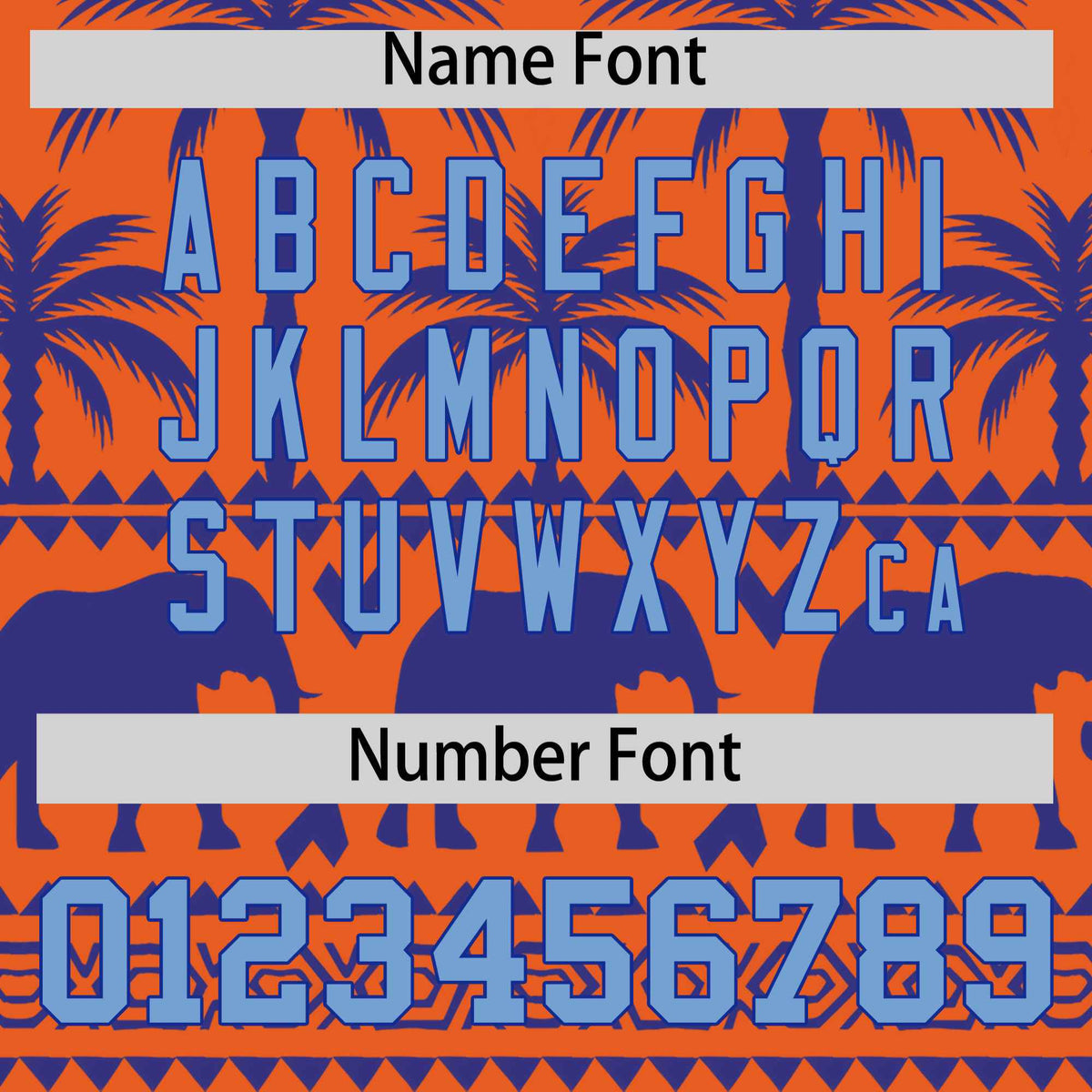 Custom Orange Royal Graffiti Pattern Personalized Bossinia Style Authentic Baseball Jersey| KXKSHOP