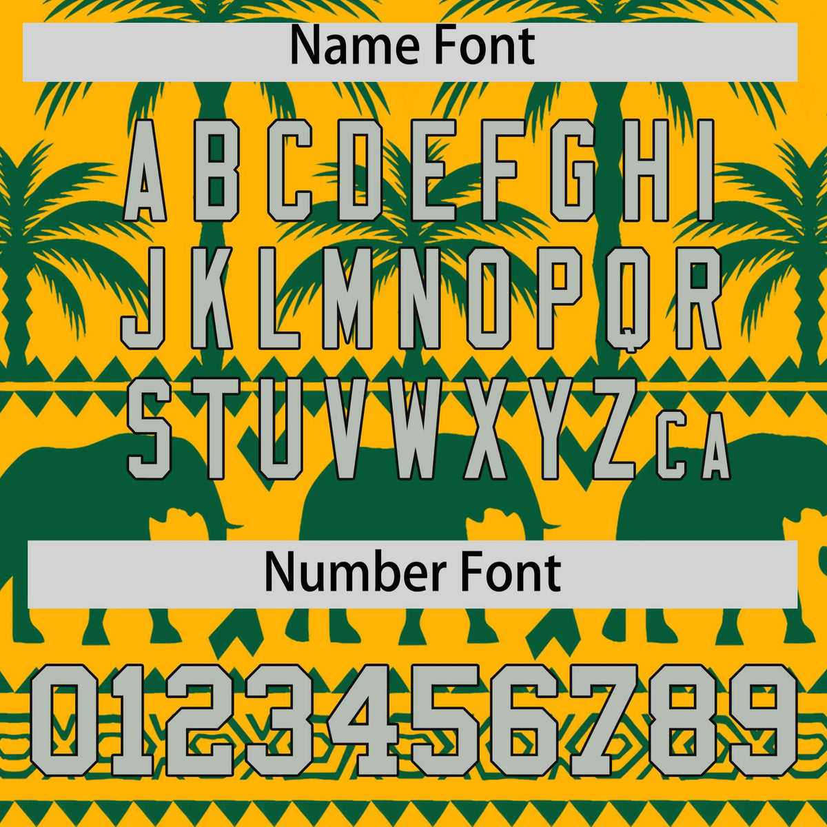 Custom Gold Green Graffiti Pattern Personalized Bossinia Style Authentic Baseball Jersey| KXKSHOP