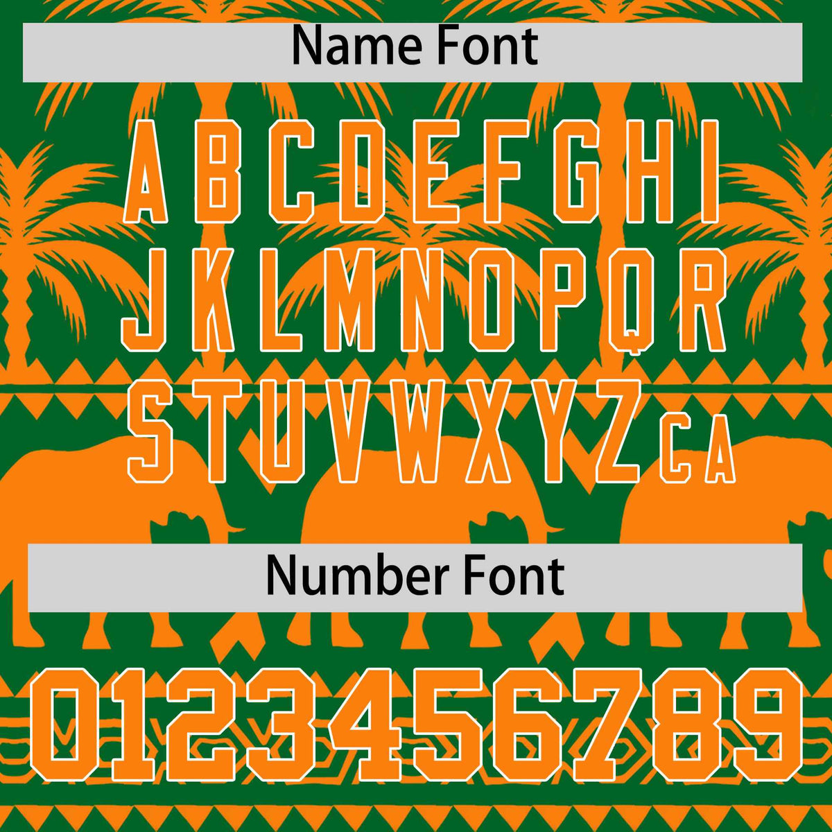 Custom Kelly Green Orange Graffiti Pattern Personalized Bossinia Style Authentic Baseball Jersey| KXKSHOP