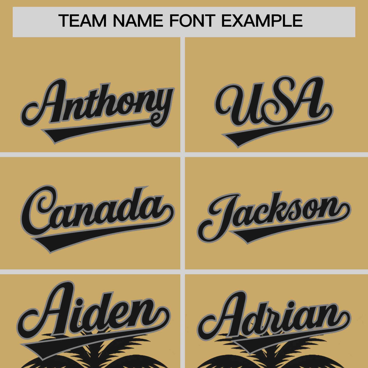 Custom Khaki Black Graffiti Pattern Personalized Bossinia Style Authentic Baseball Jersey| KXKSHOP